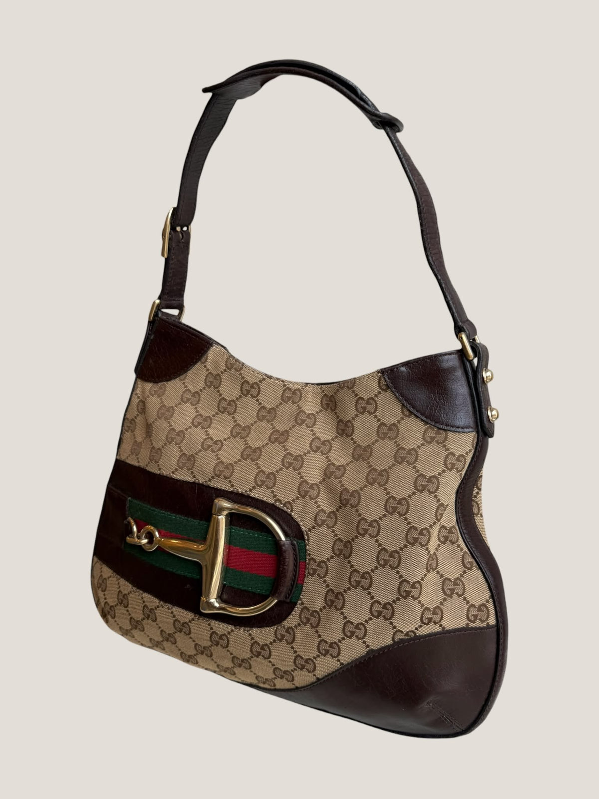 Gucci Horsebit Web Hobo