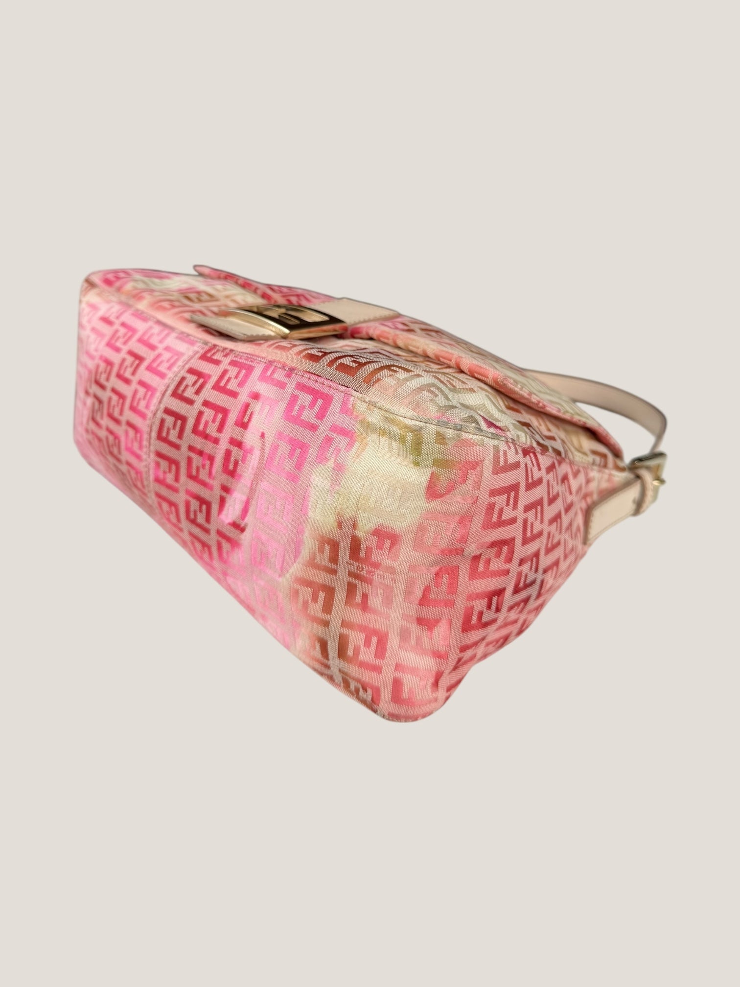 Fendi Mamma Baguette Rosa Floreale