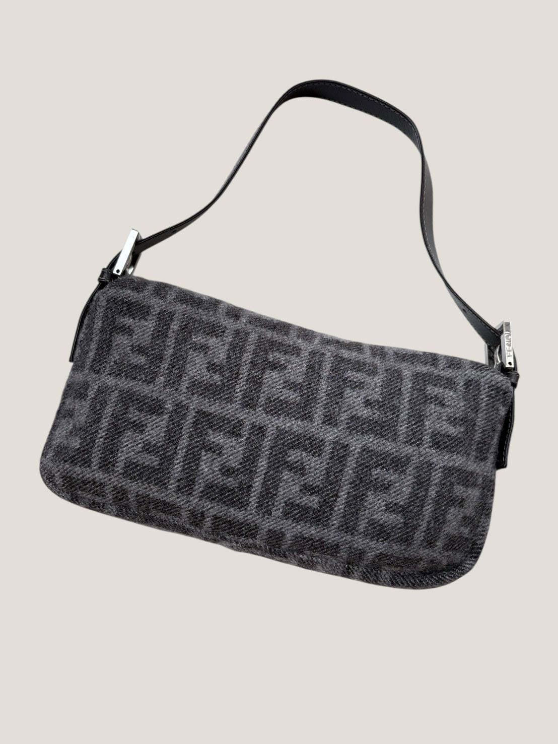 Fendi Baguette Wool Monogram