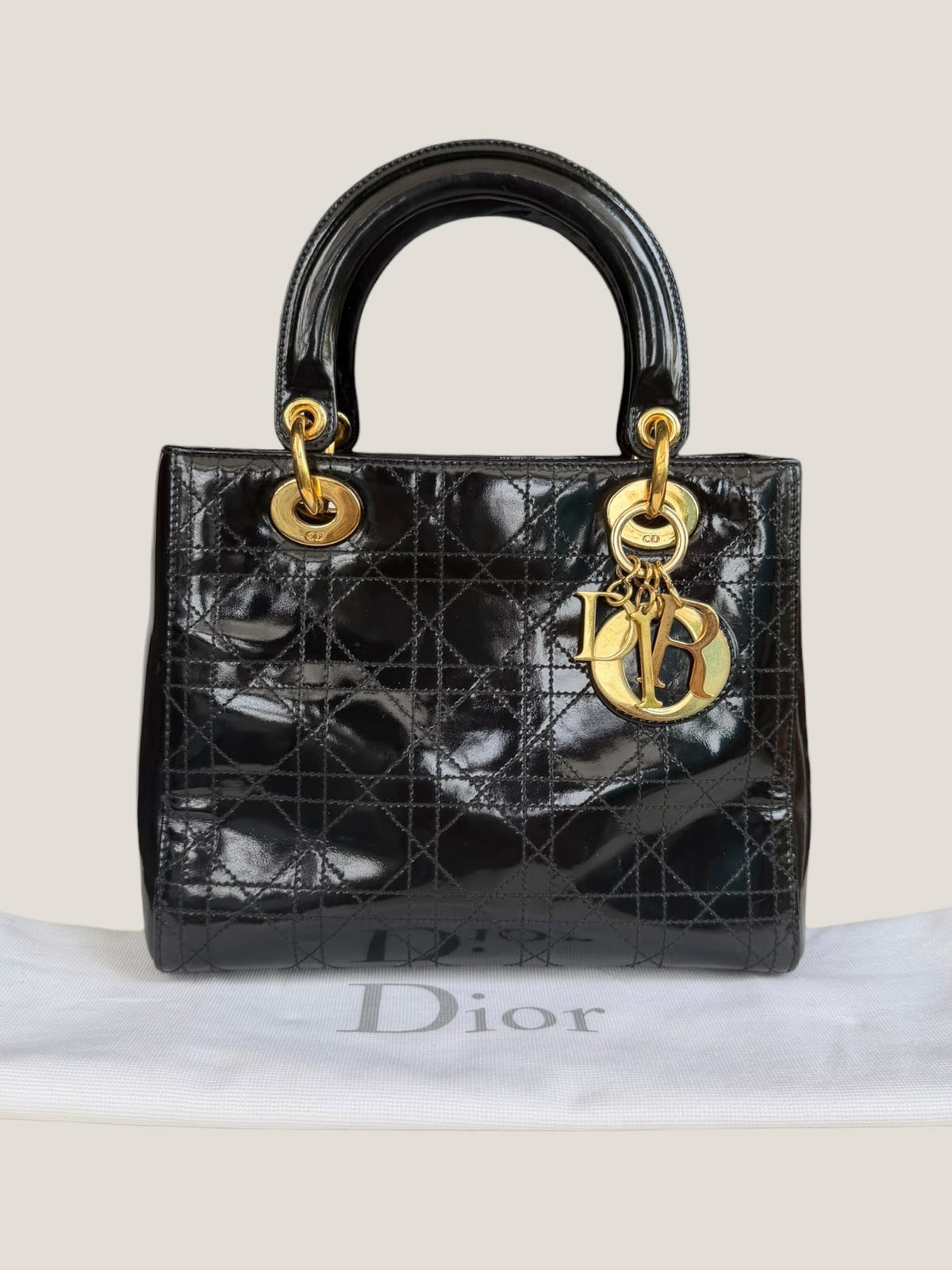 Lady Dior Vernice Nera