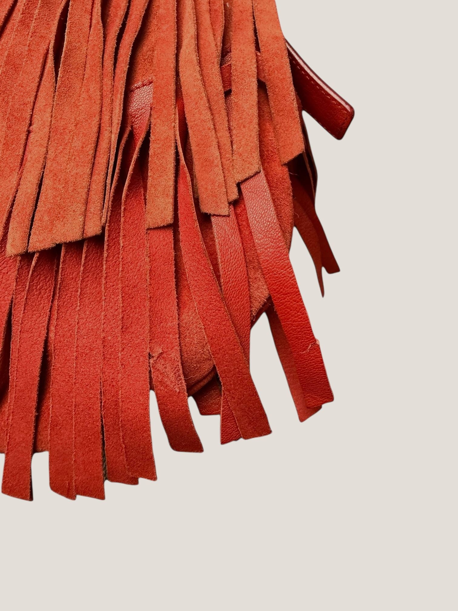 Yves Saint Laurent suede boheme fringe