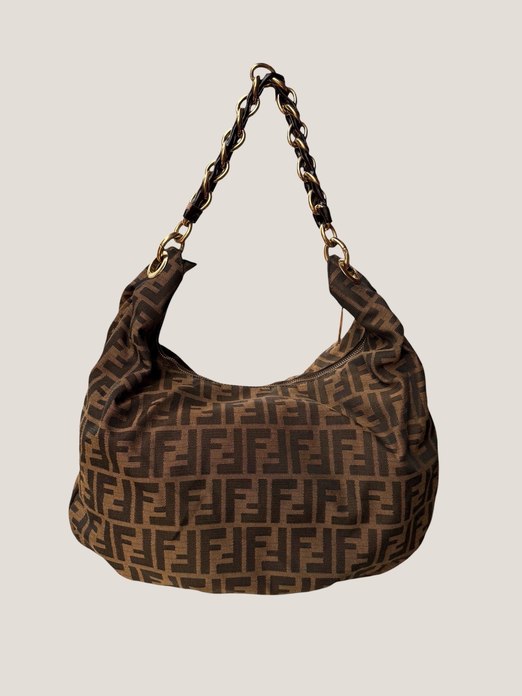 Fendi Baguette Zucca Hobo