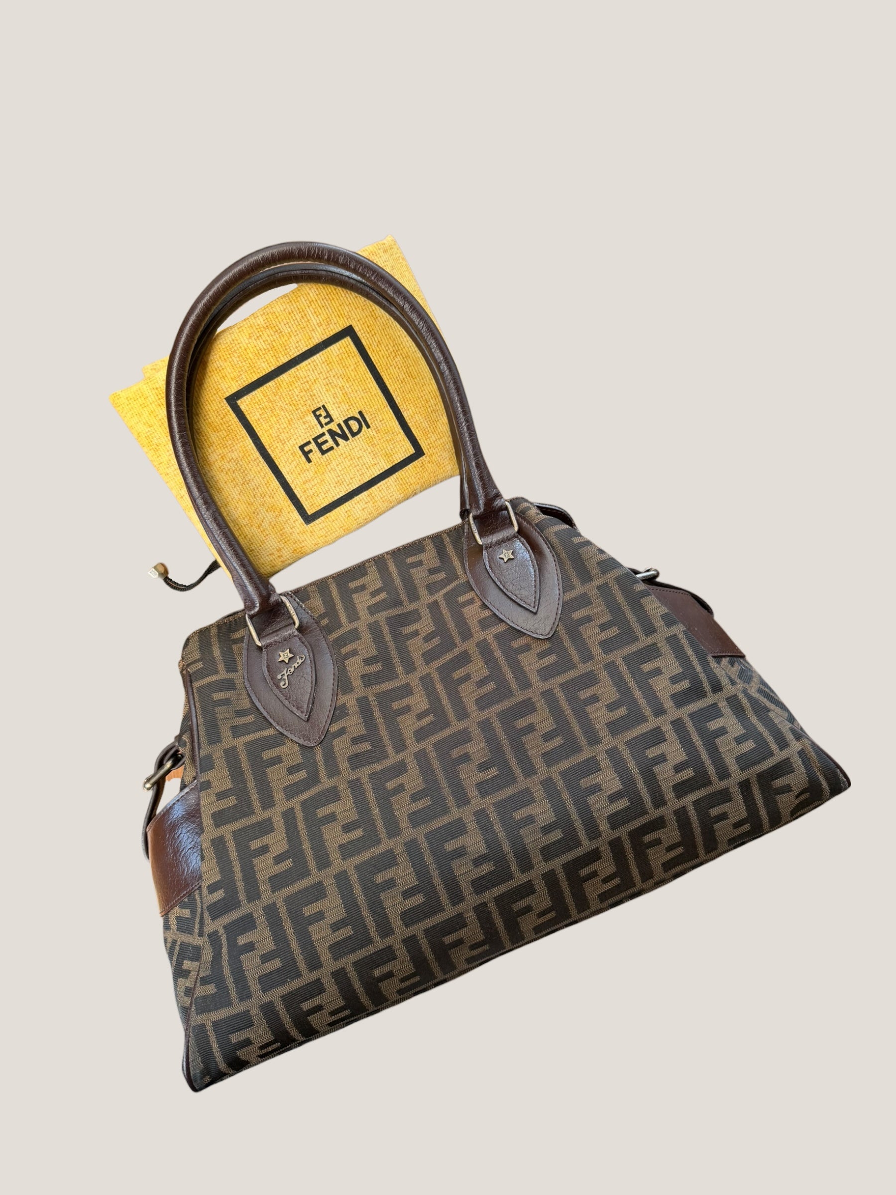 Fendi Tobacco Zucca Tote