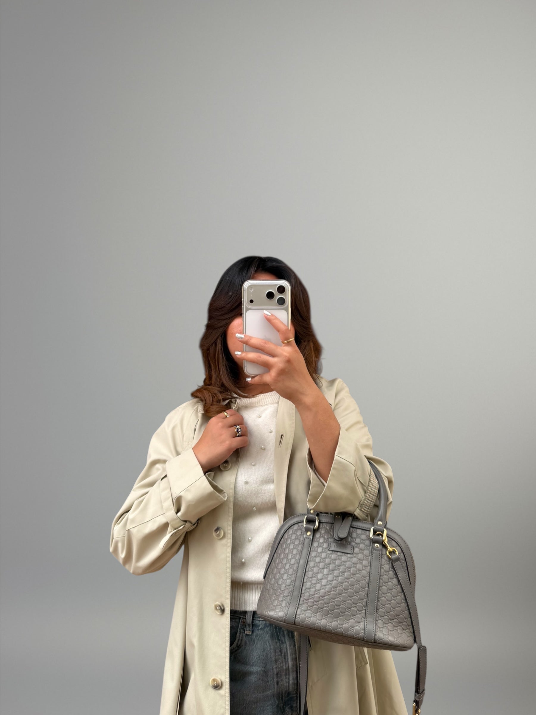 Gucci guccissima dome bag