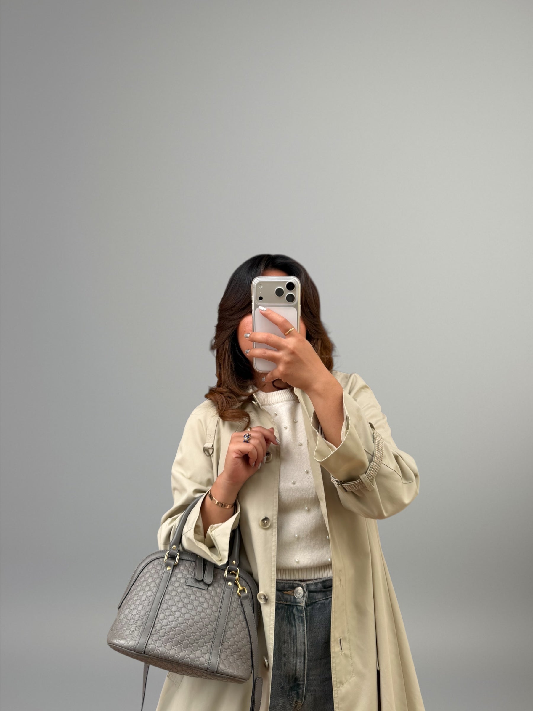 Gucci guccissima dome bag