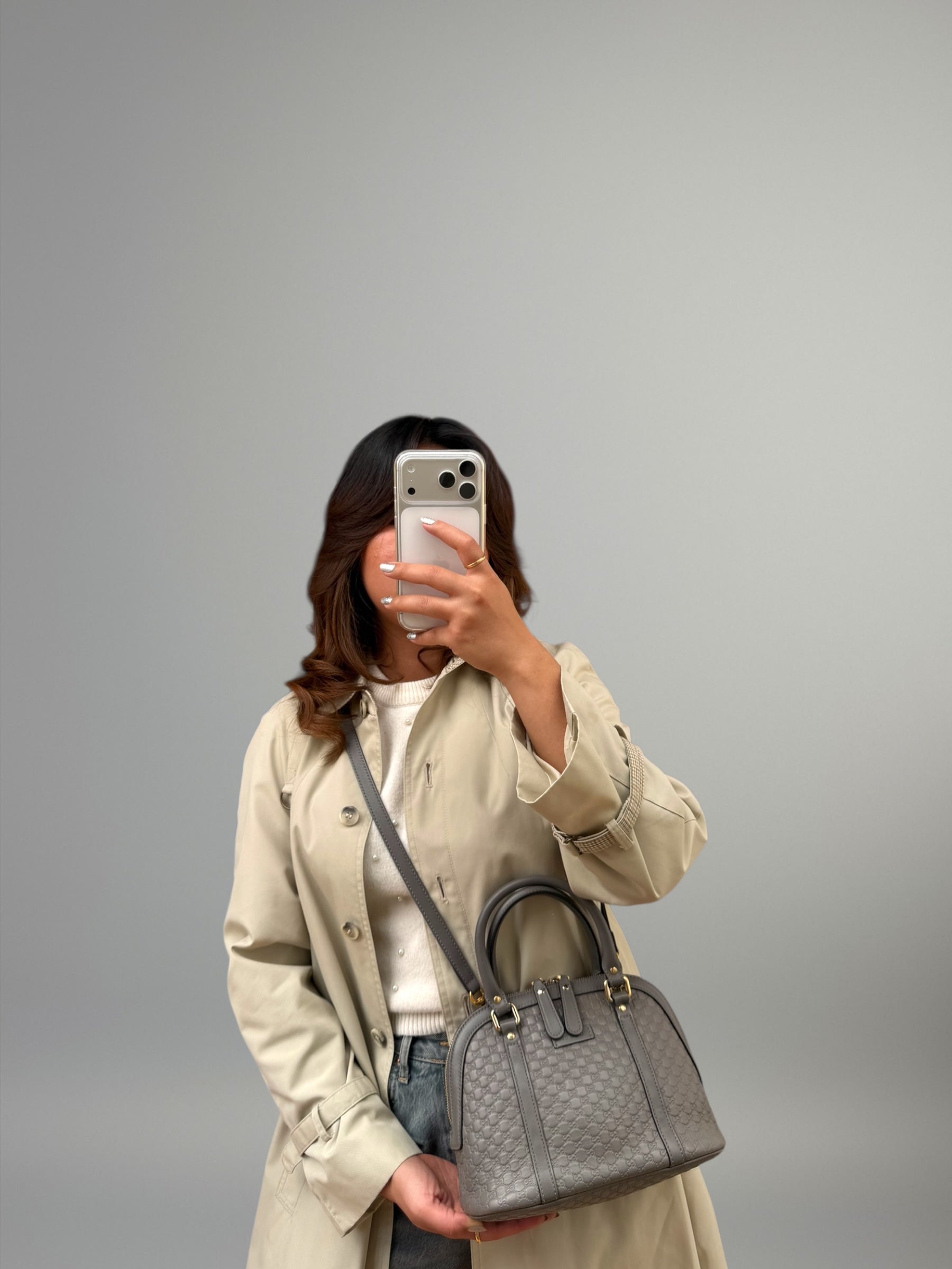 Gucci guccissima dome bag