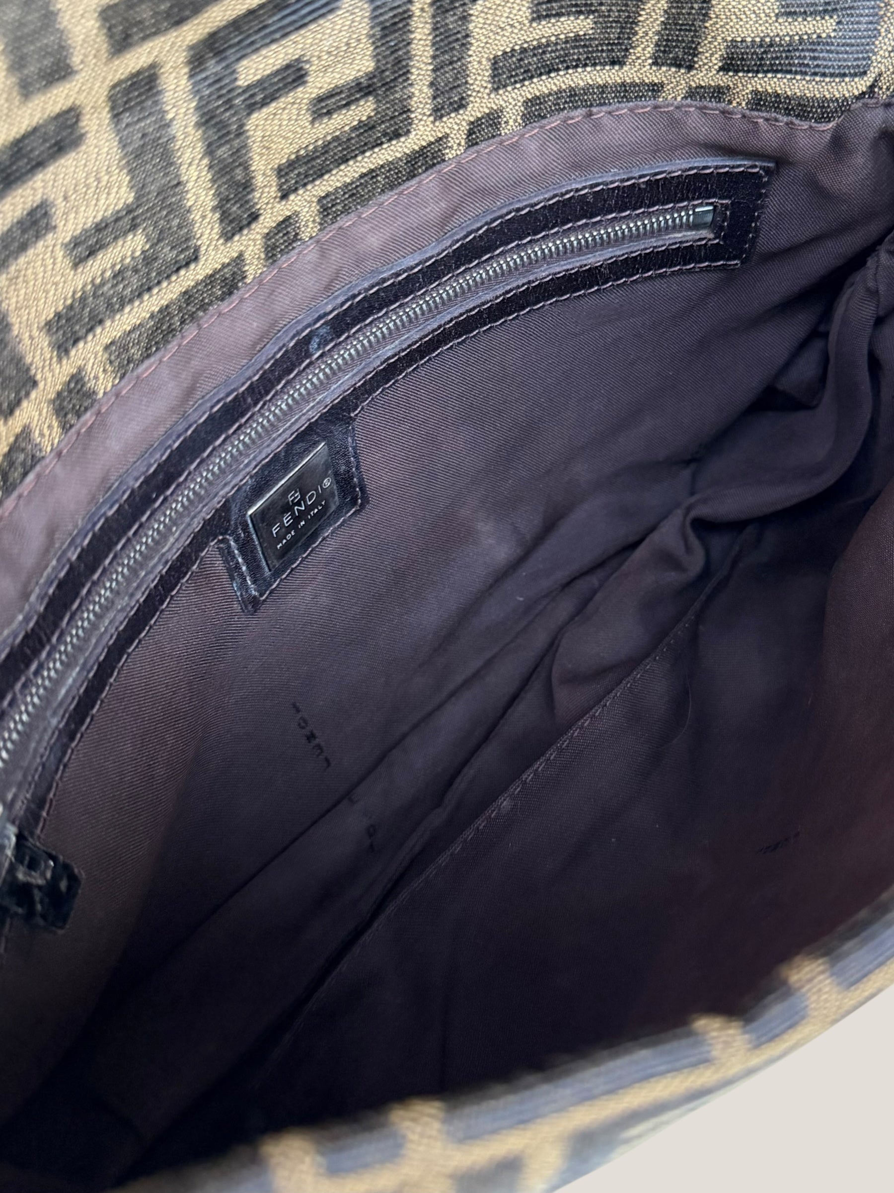 Fendi Baguette in tela Zucca