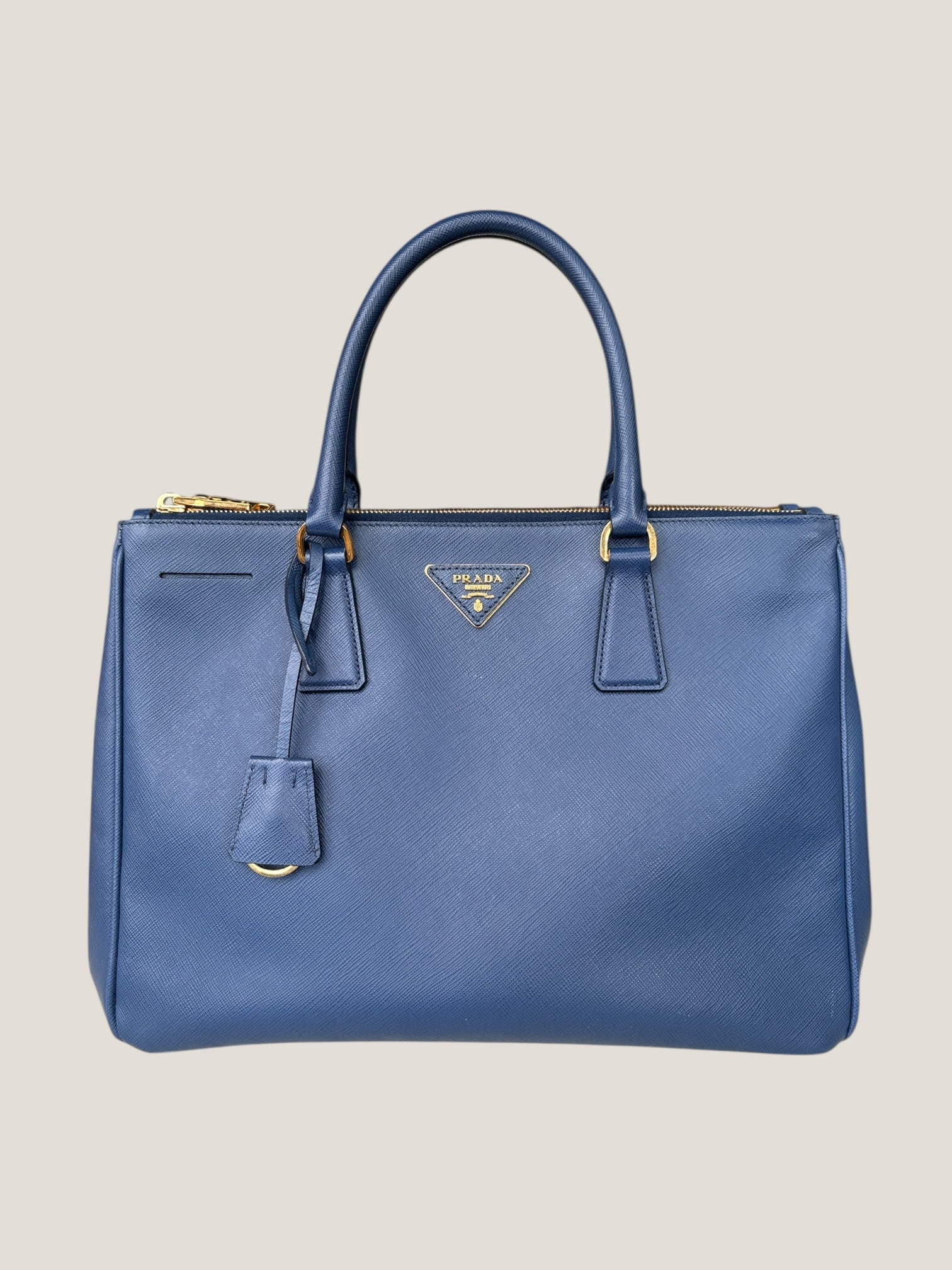 Prada Galleria Large Blu