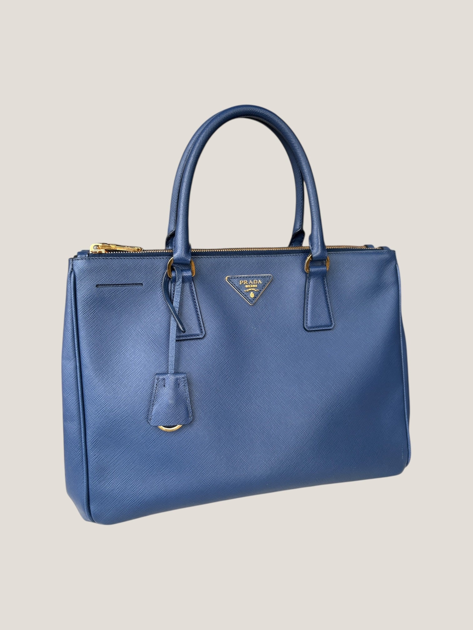 Prada Galleria Large Blu