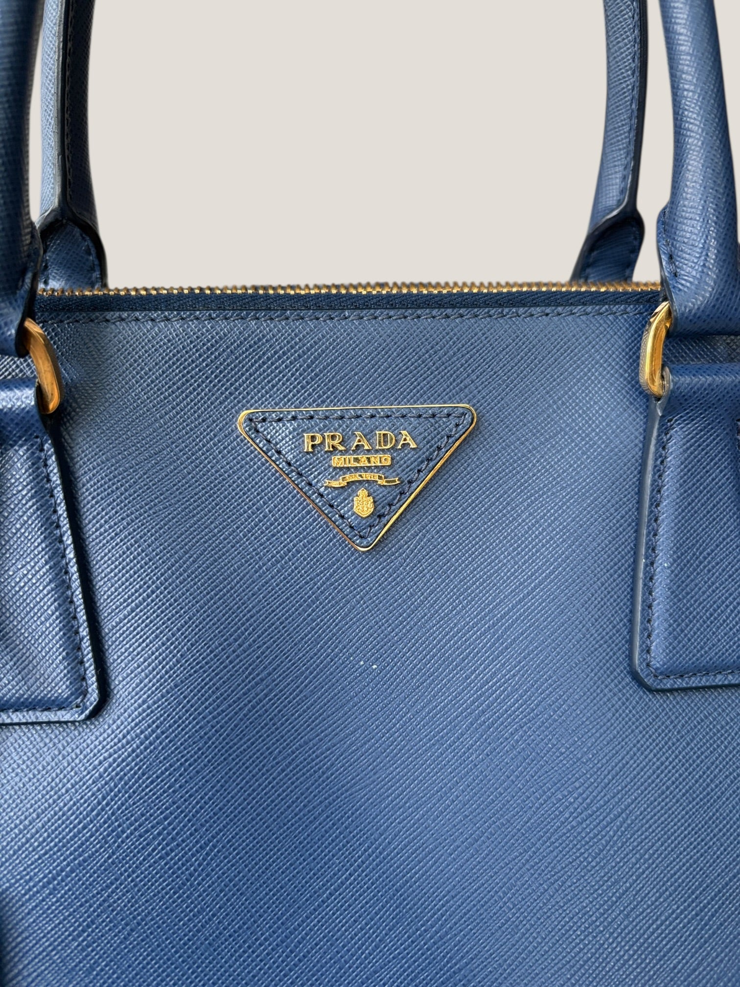 Prada Galleria Large Blu