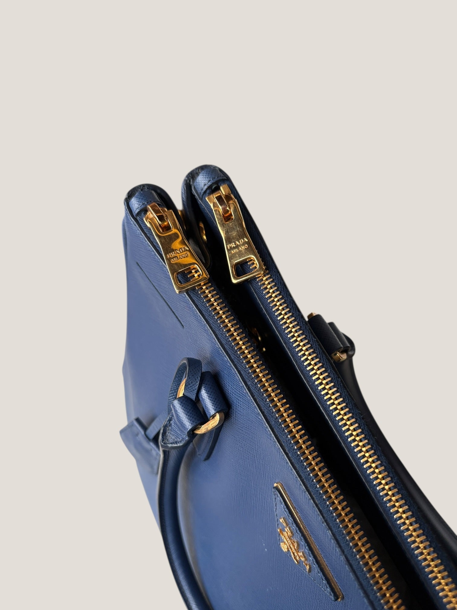 Prada Galleria Large Blu