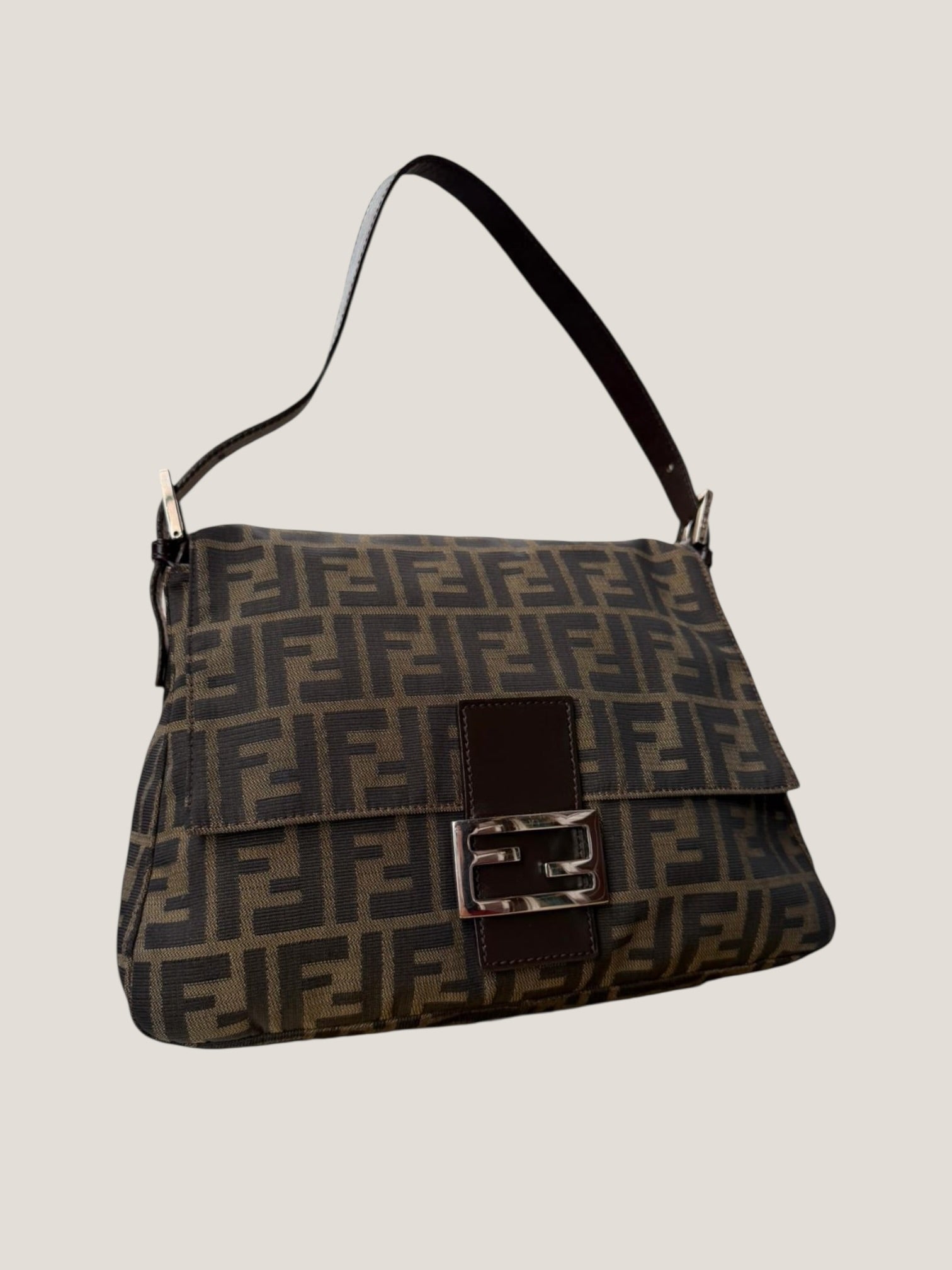 Fendi Mamma Baguette Zucca