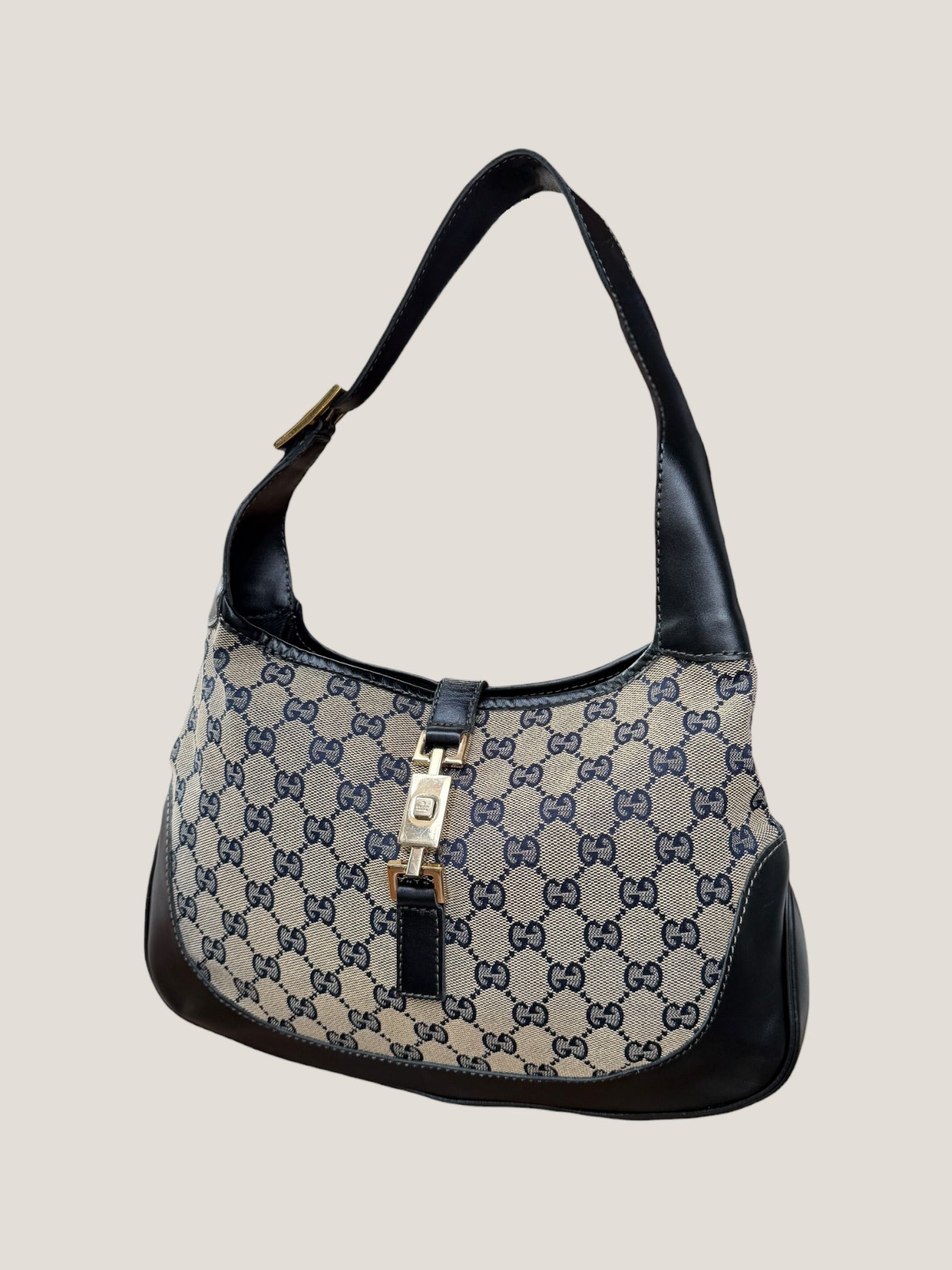 Gucci Jackie GG Canvas Blu Navy
