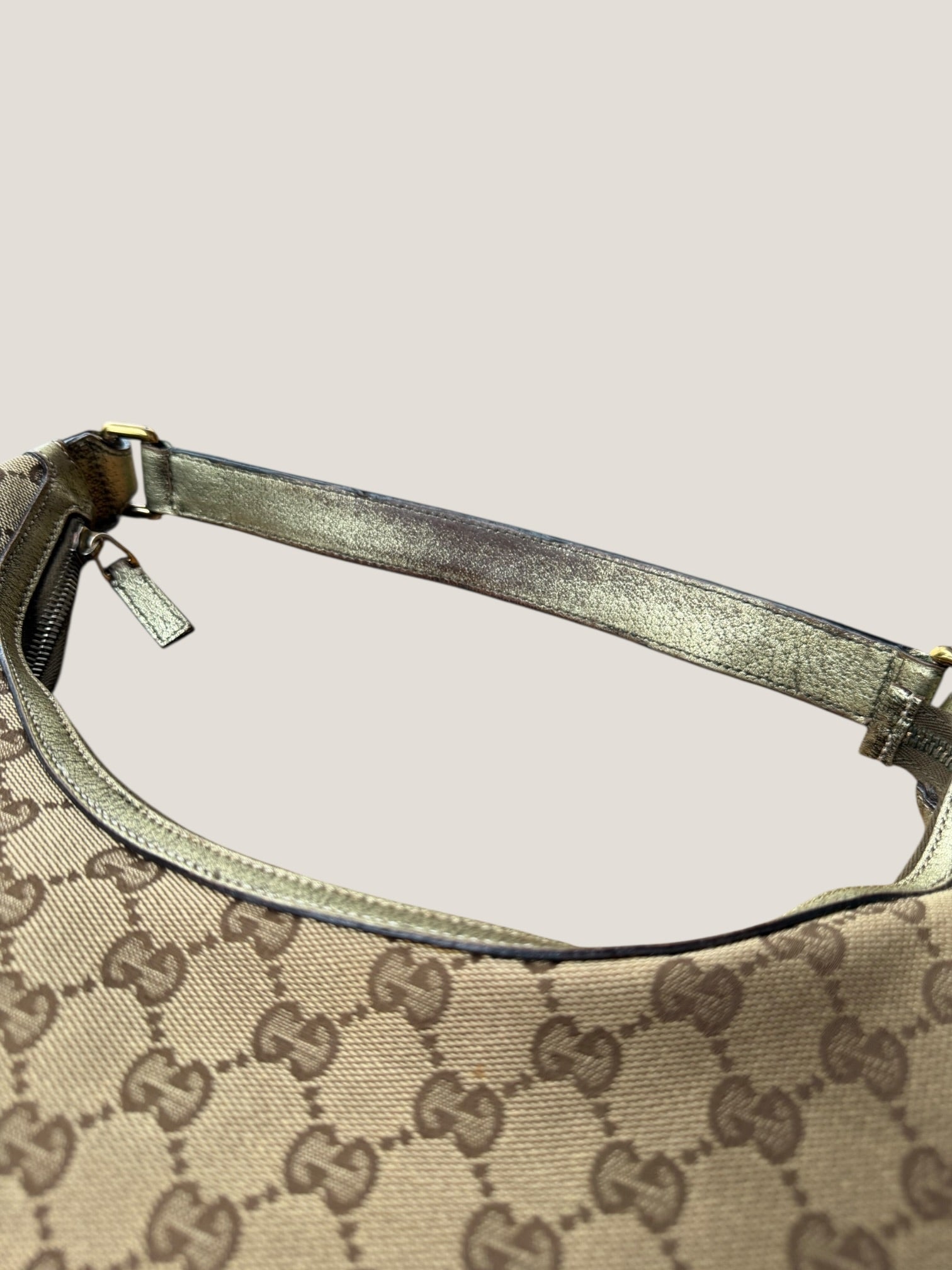 Gucci Hobo Horsebit Metallizzata