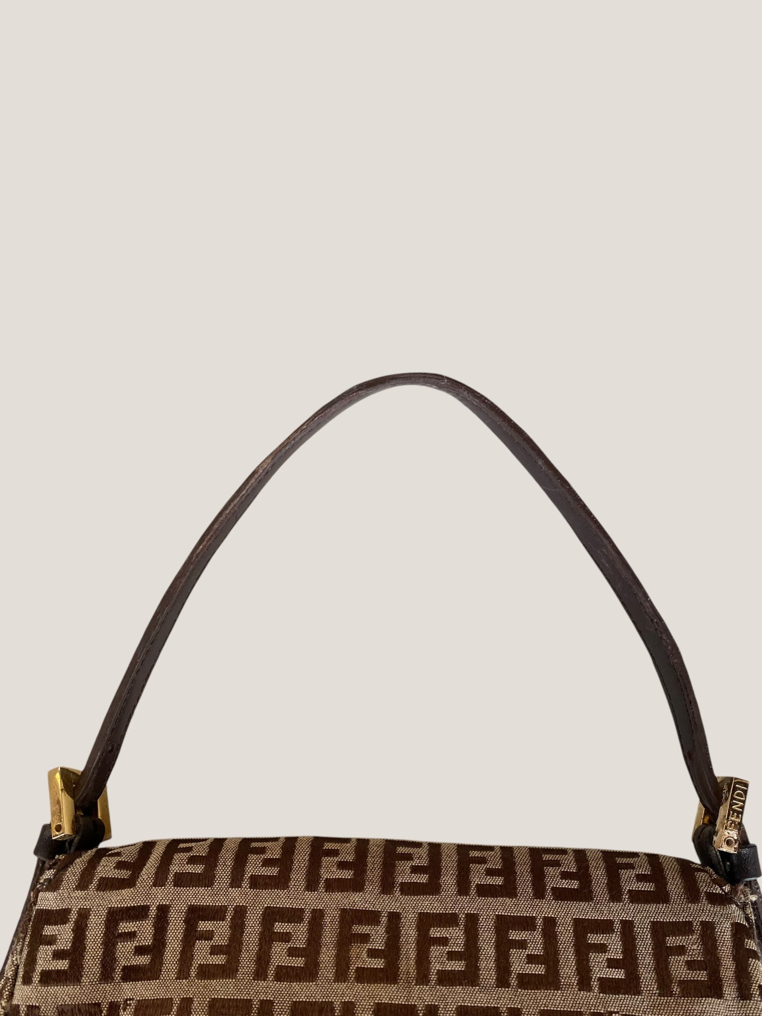 Fendi Mini Baguette in canvas monogram