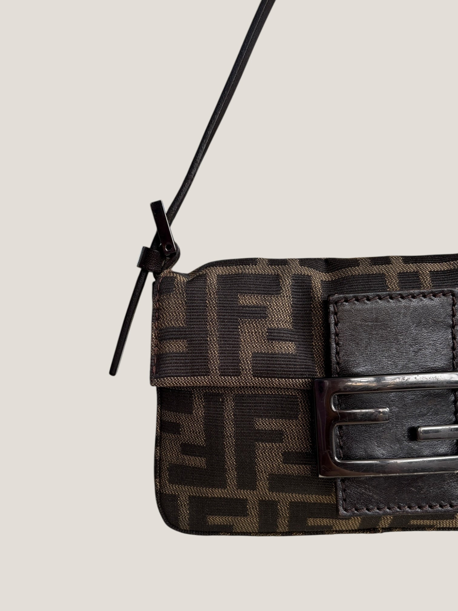 Fendi Baguette Mini Monogram Zucca