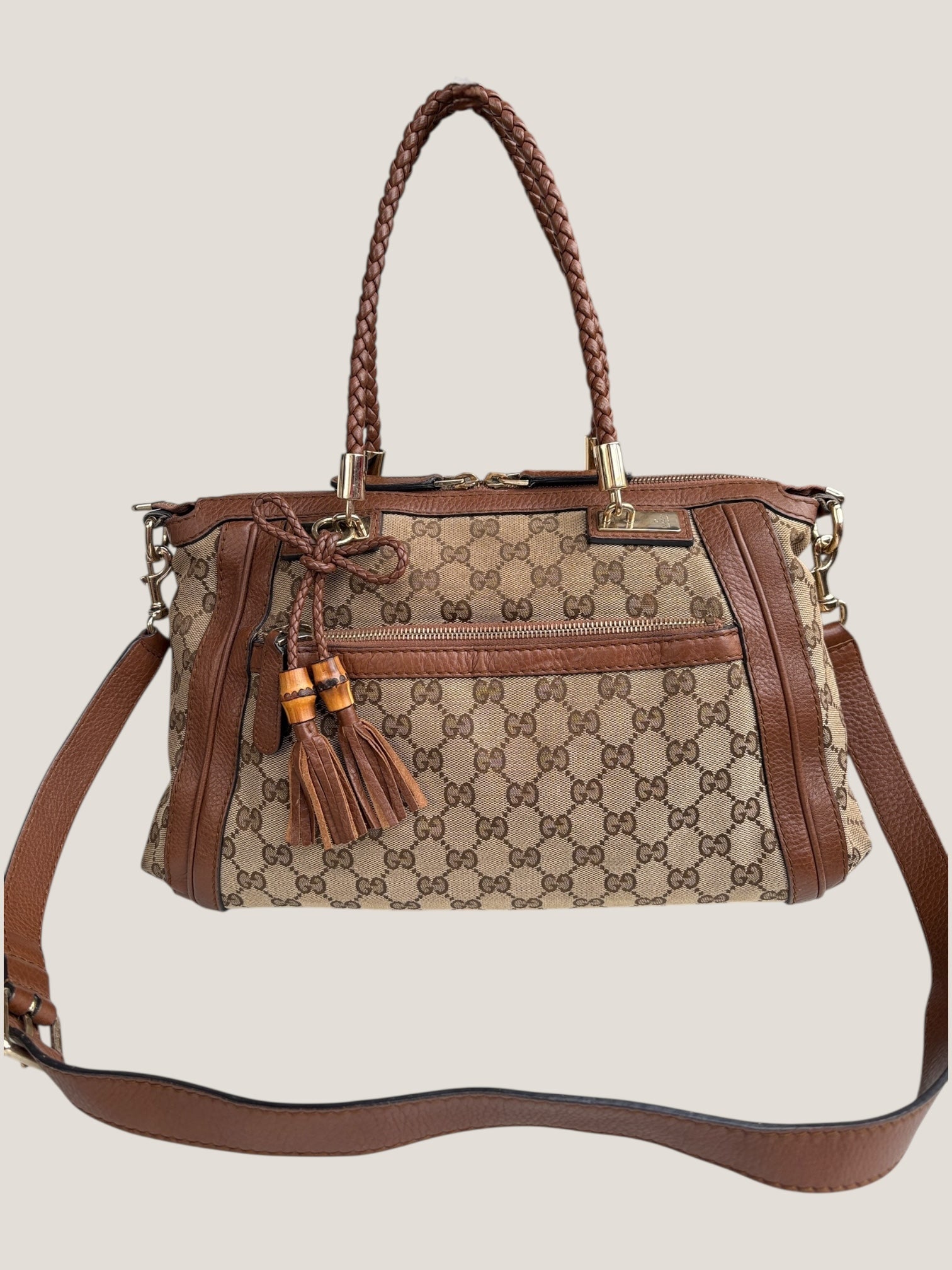 Gucci Bella GG Canvas Bamboo