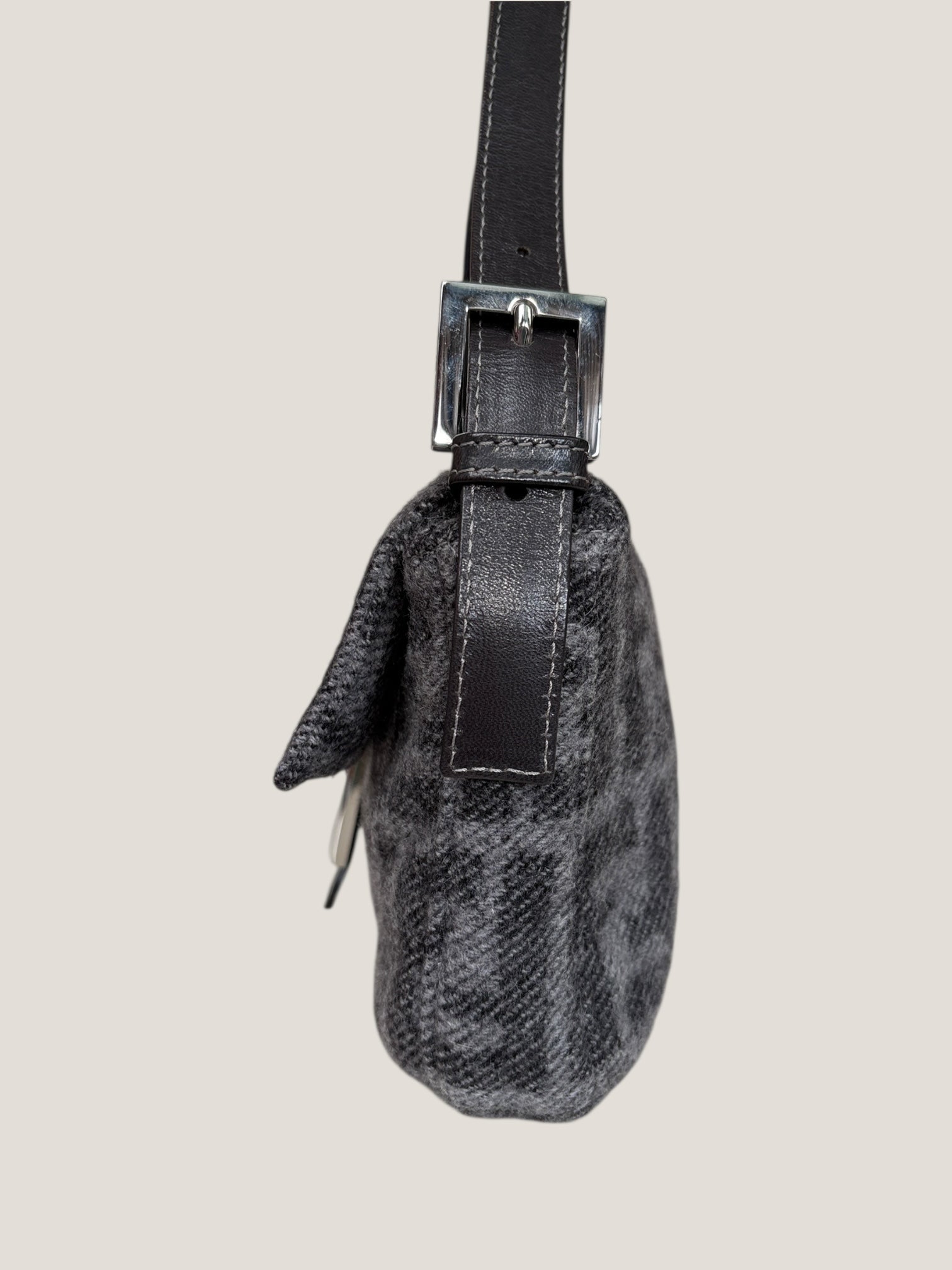 Fendi Baguette Wool Monogram
