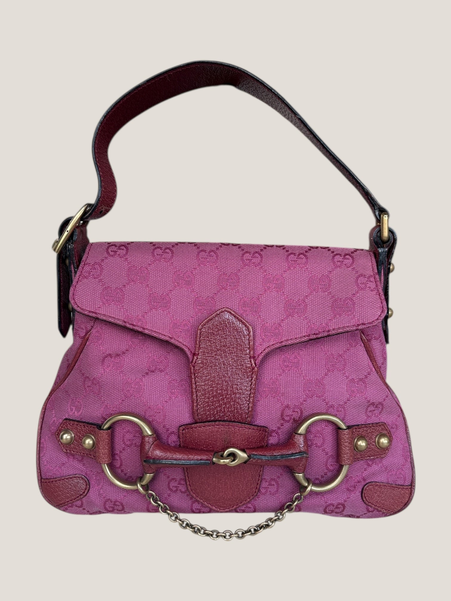 Gucci GG Horsebit Mini Rosa