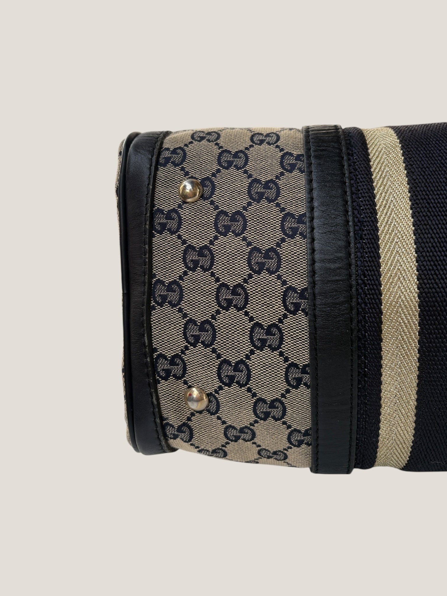 Gucci Boston GG Canvas con Web