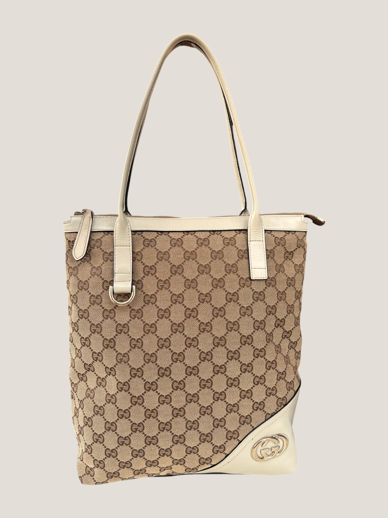 Gucci Tote GG Interlocking Canvas