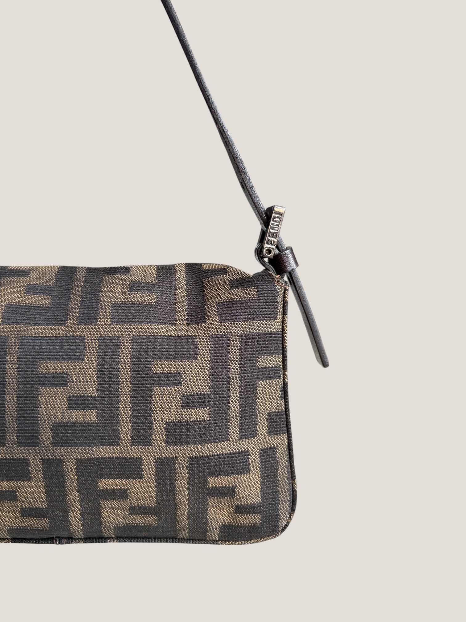 Fendi Baguette Mini Monogram Zucca