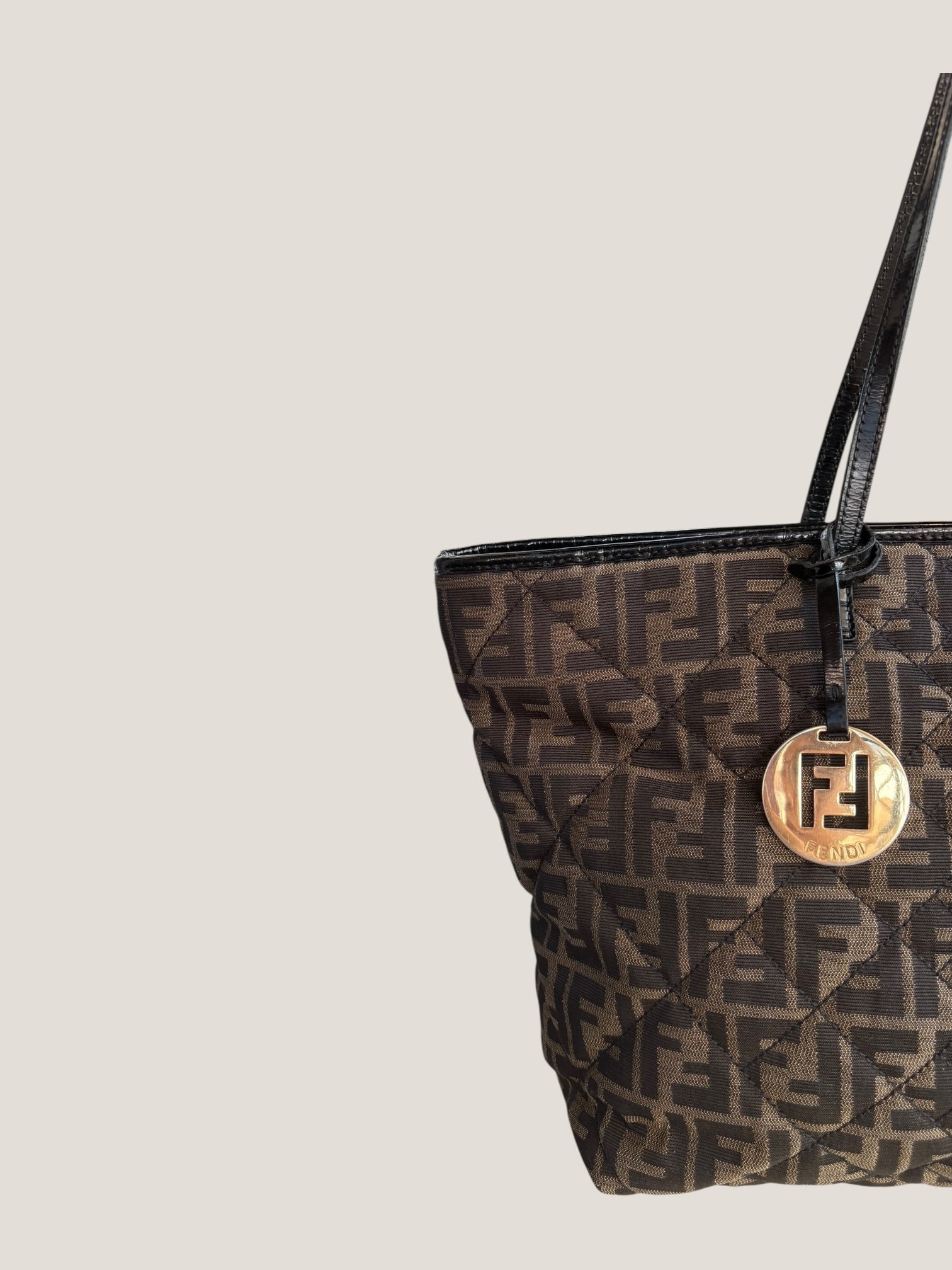 Fendi Tote in tessuto trapuntato monogram