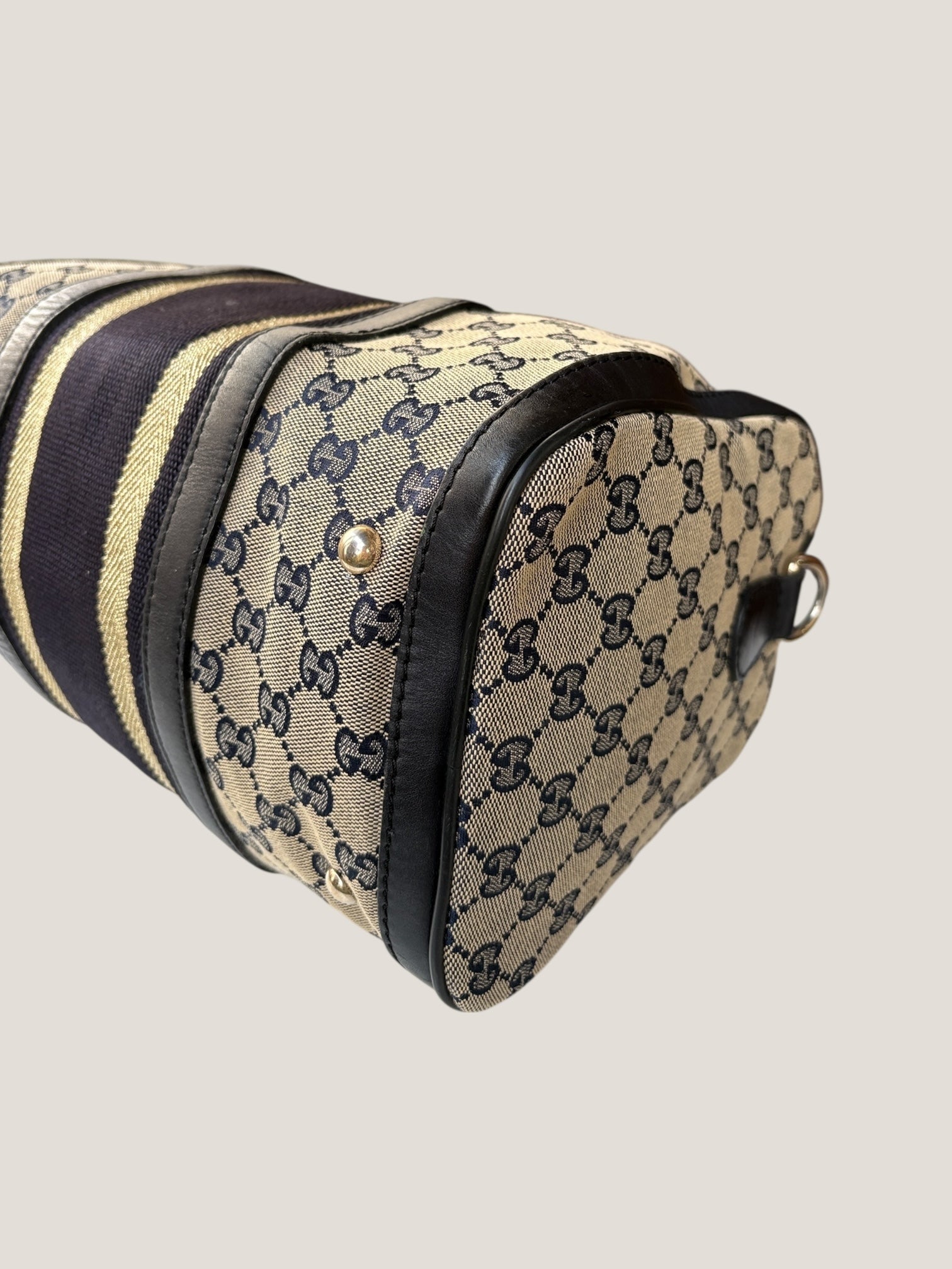 Gucci Boston GG Canvas con Web