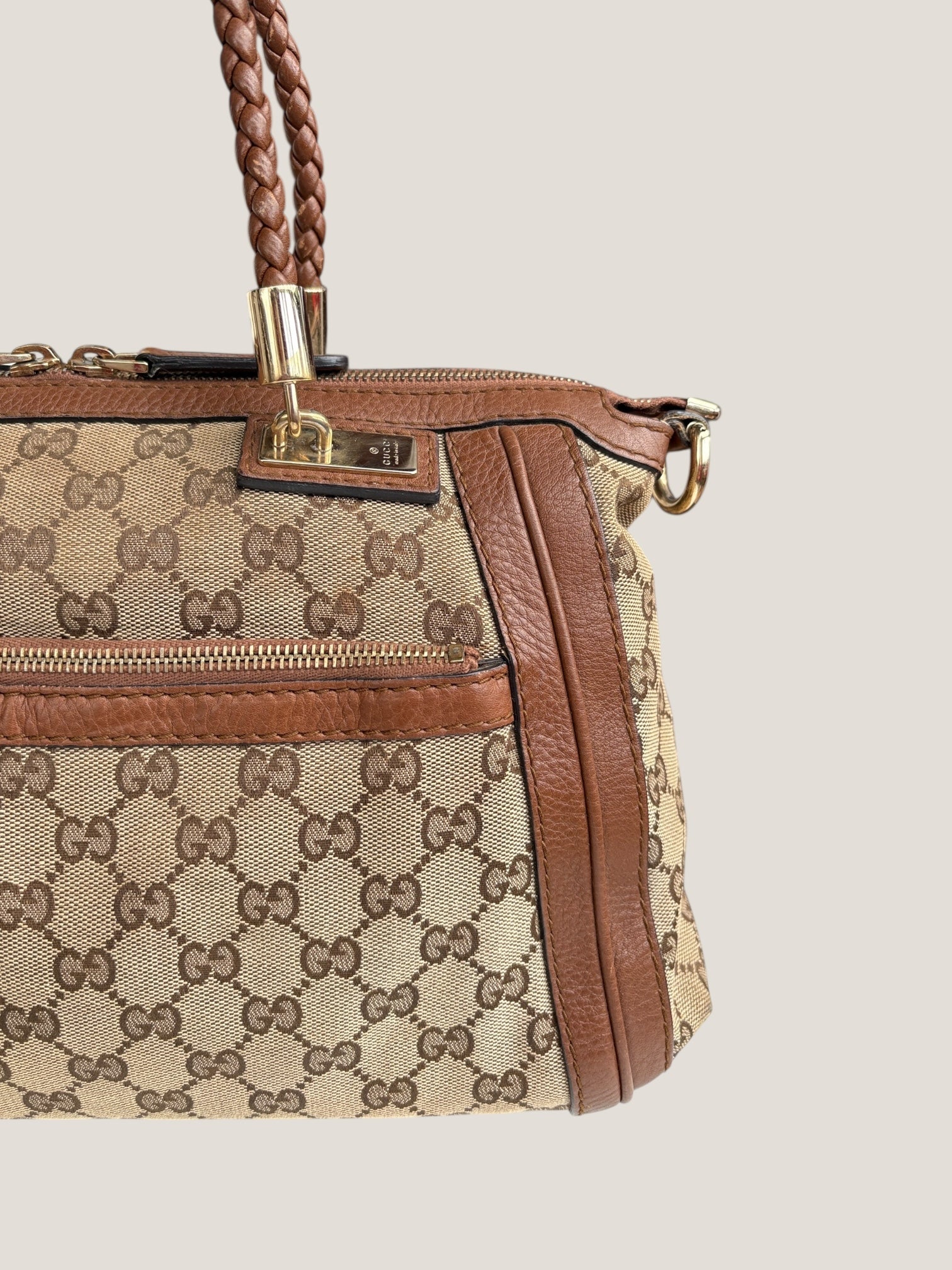 Gucci Bella GG Canvas Bamboo