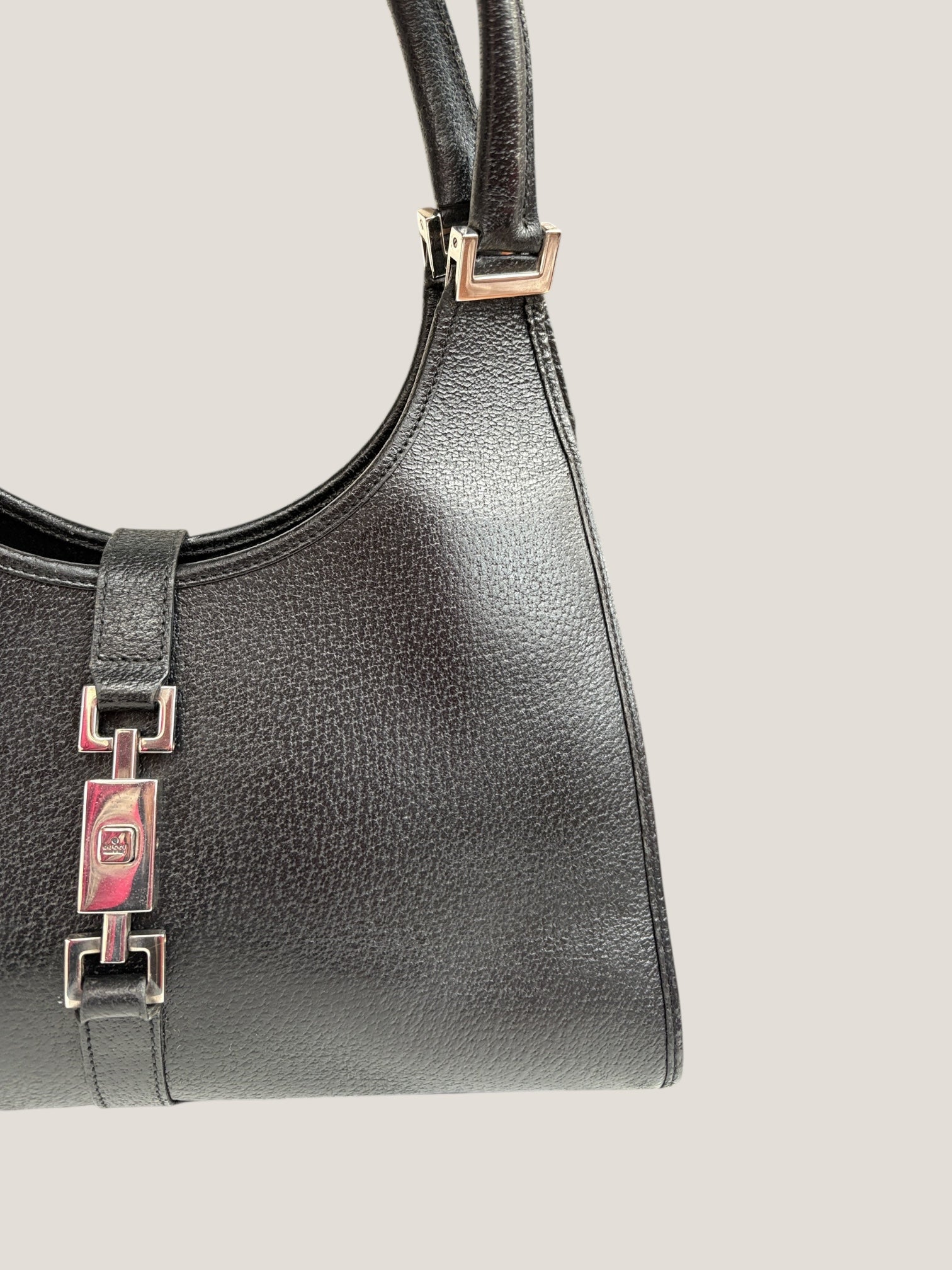 Gucci Jackie in pelle nera