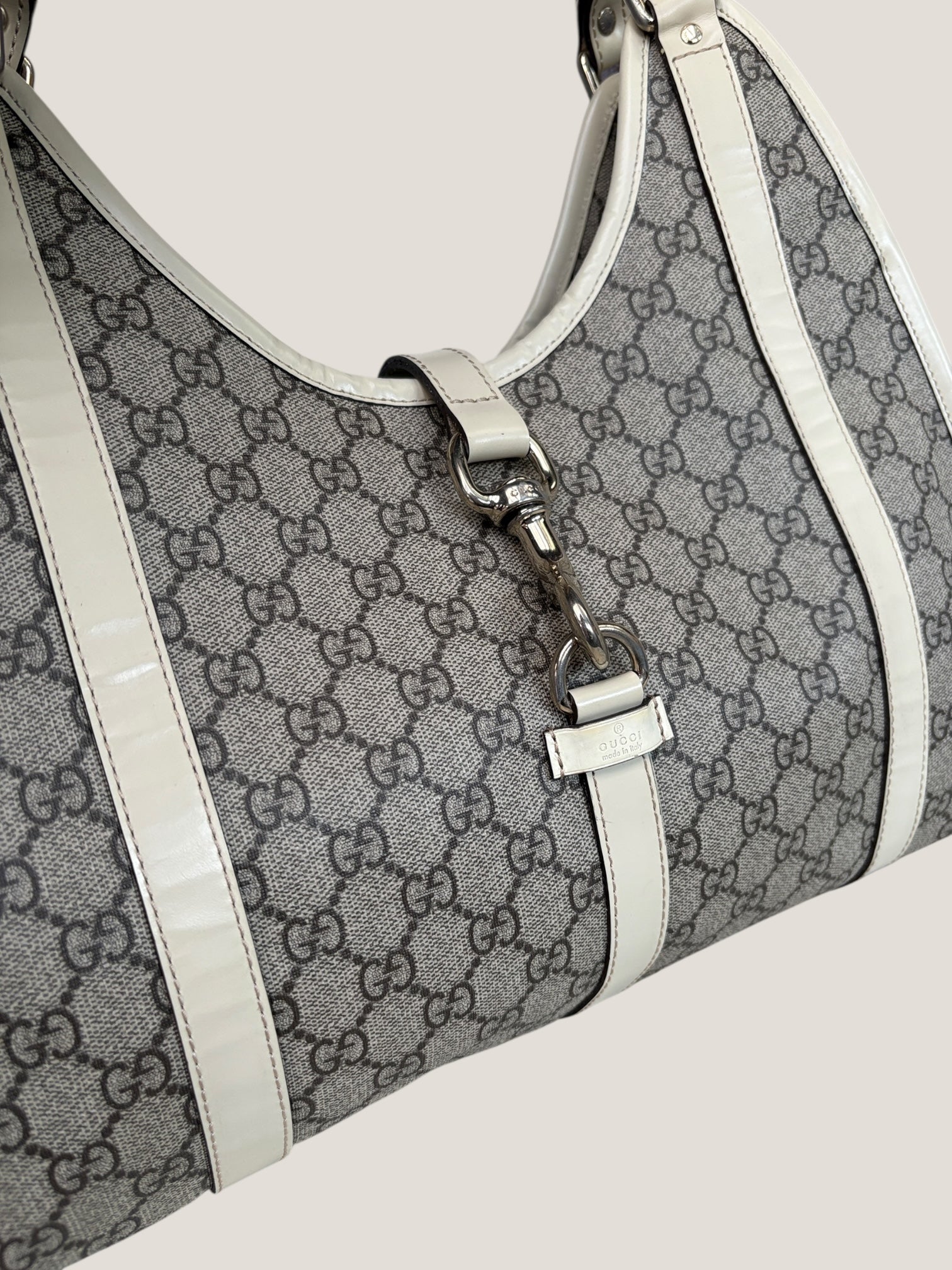 Gucci Jackie Hobo GG Supreme Bianco