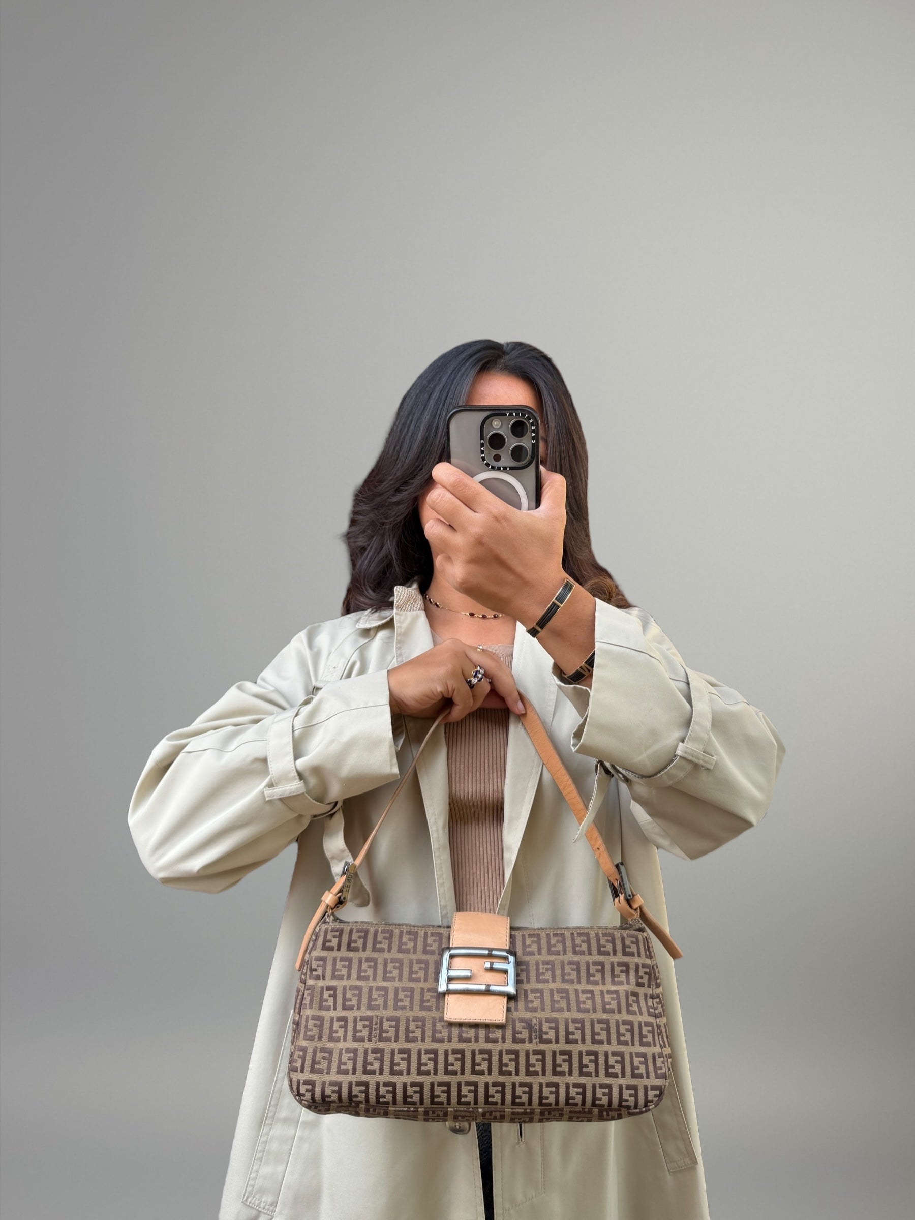 FENDI Baguette Zucchino Beige