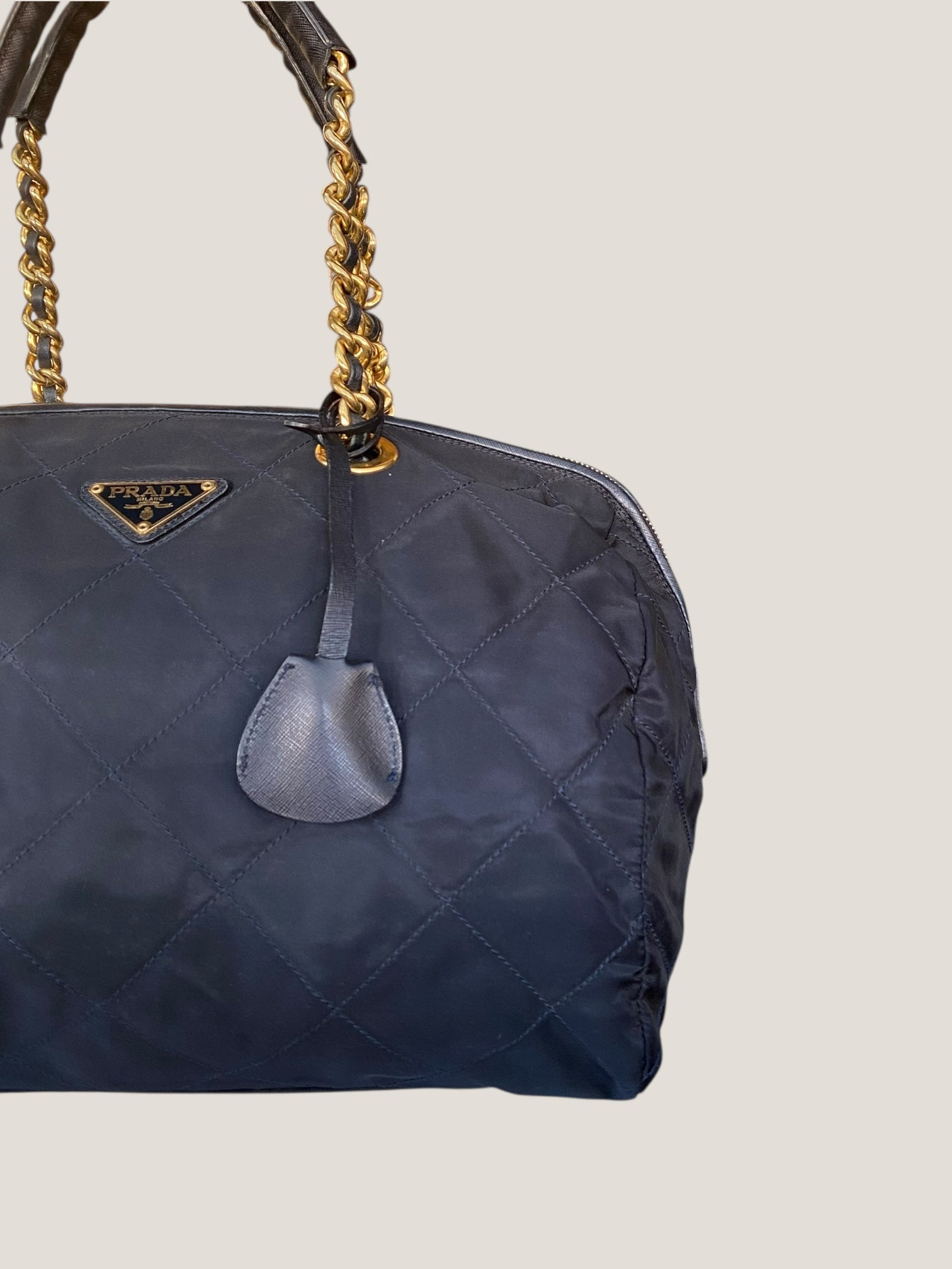 Bauletto Prada in nylon trapuntato
