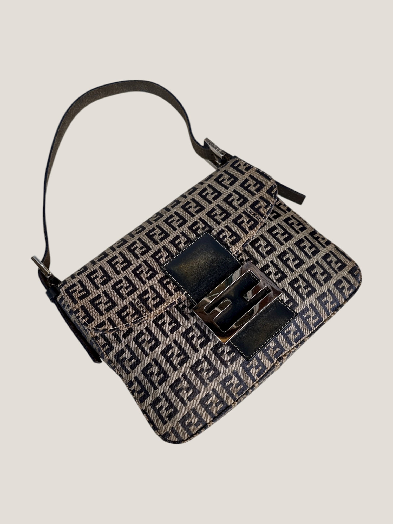 Fendi Baguette Blue Zucchino