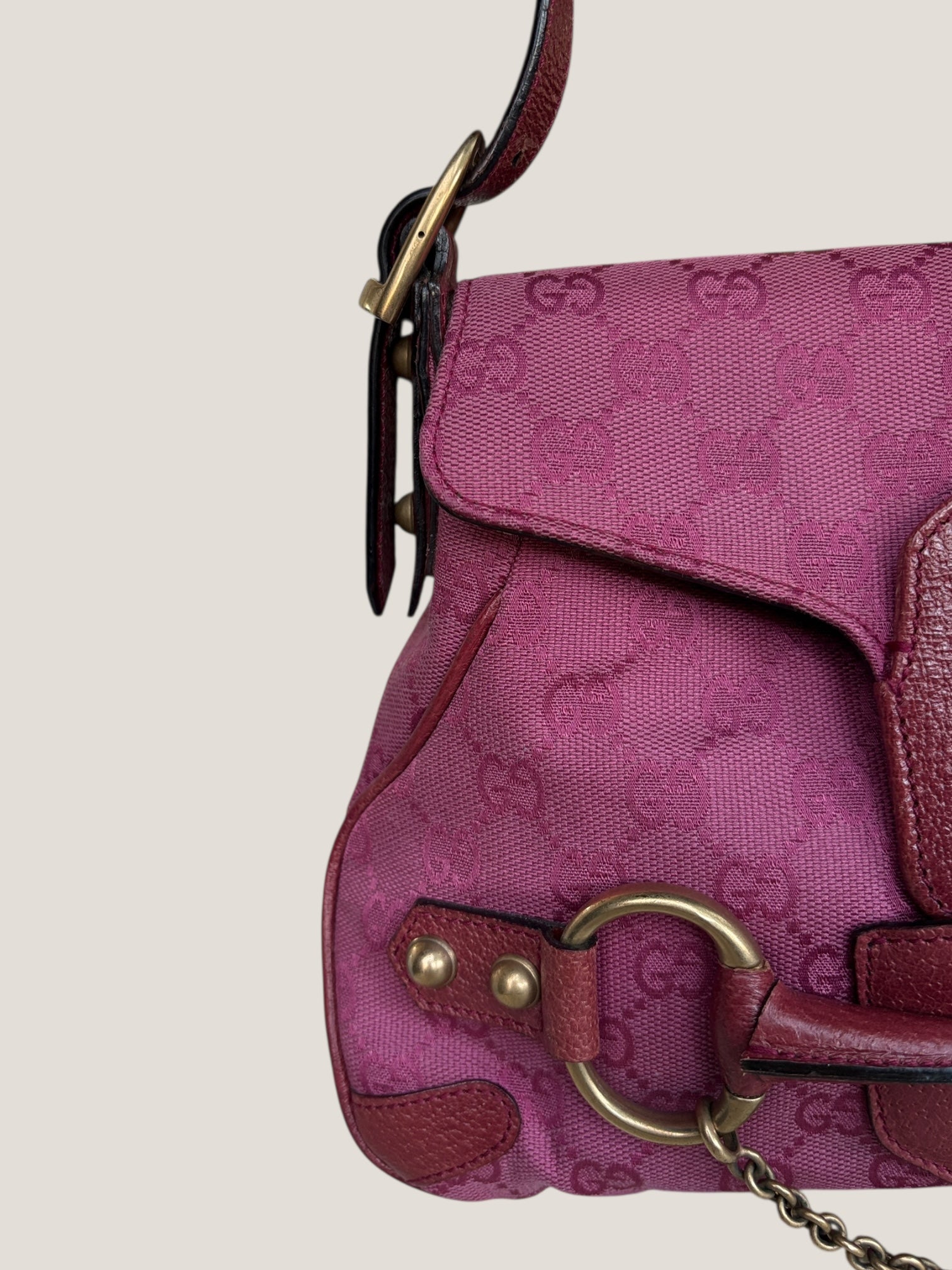 Gucci GG Horsebit Mini Rosa