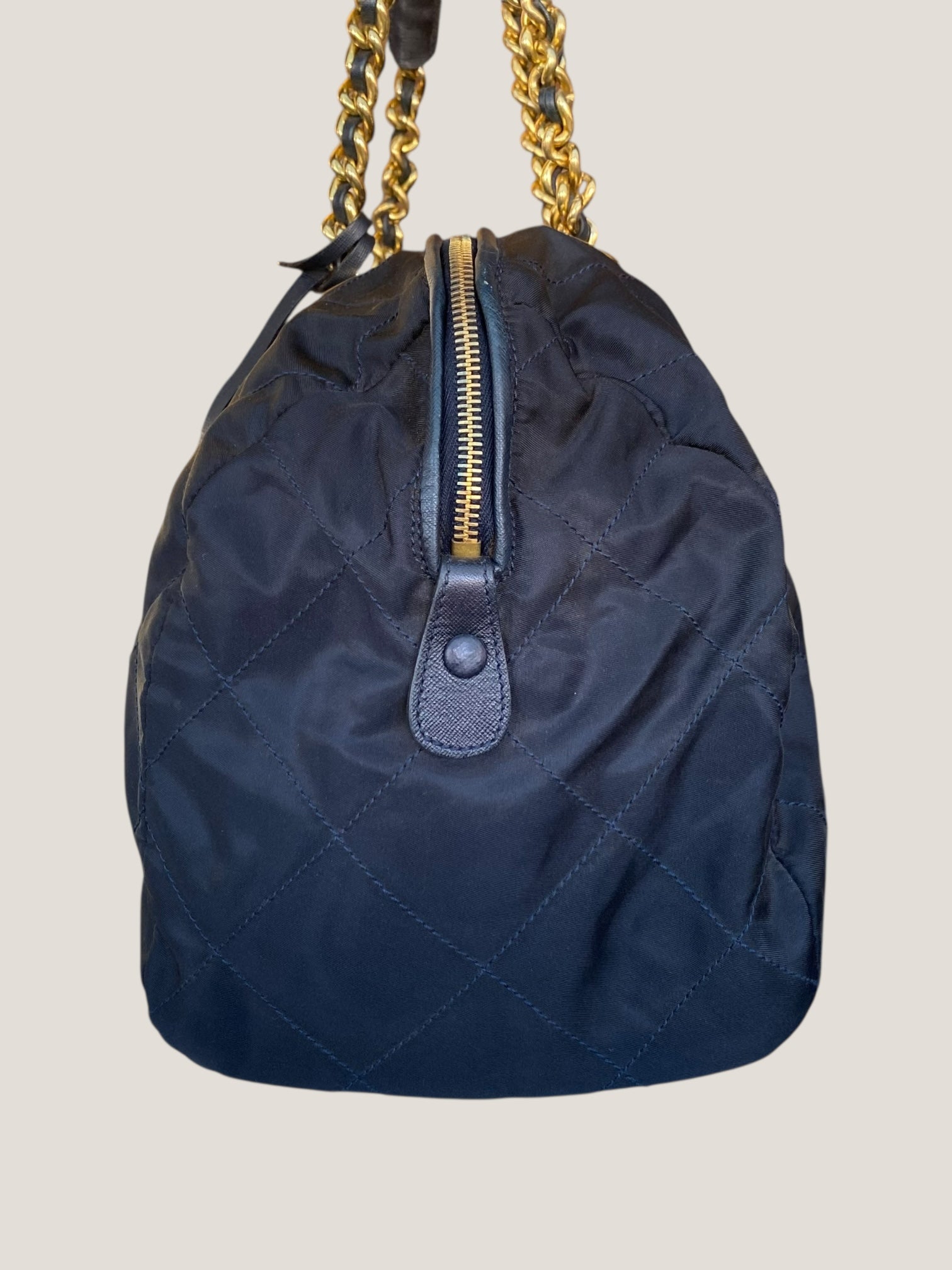 Bauletto Prada in nylon trapuntato