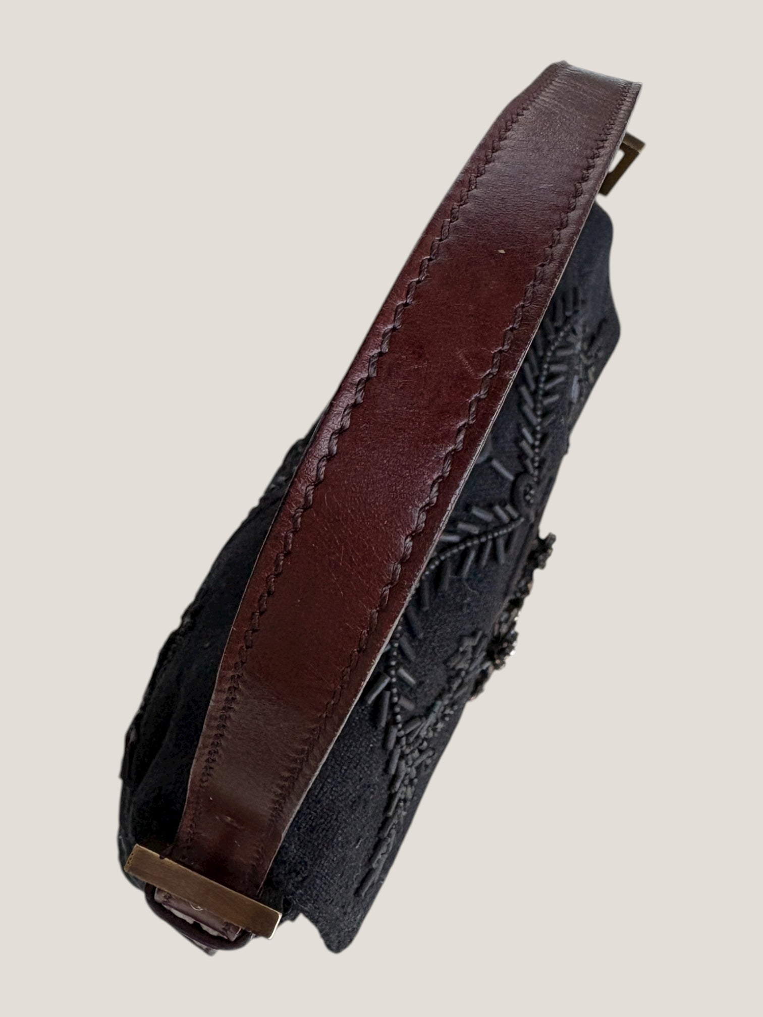 FENDI BAGUETTE BEADED NERA