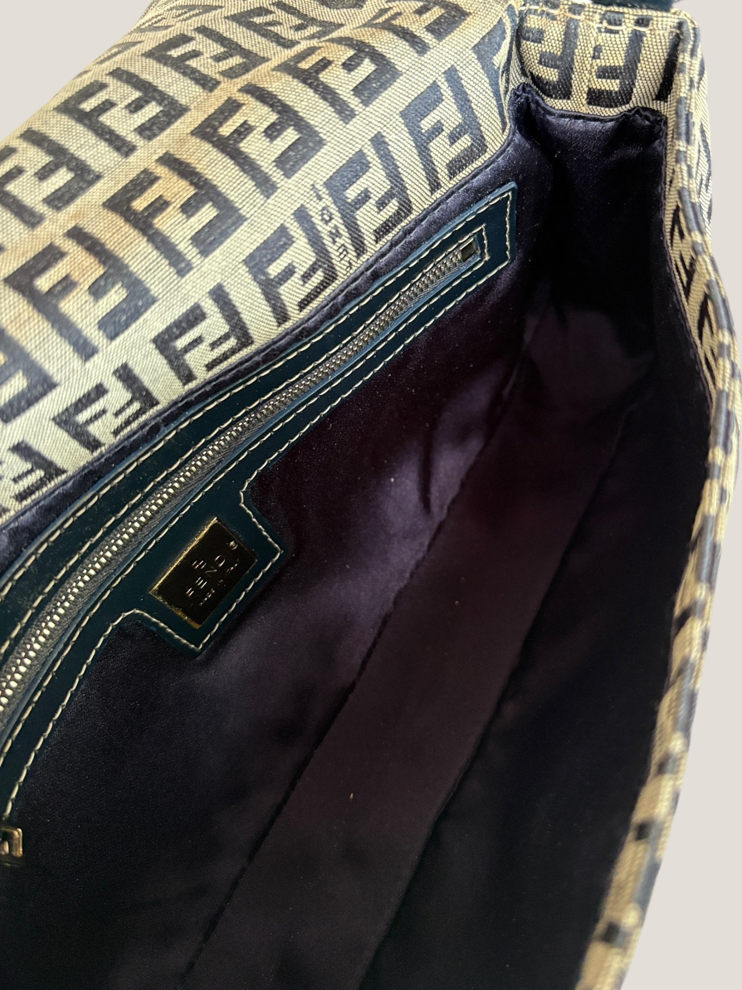 Fendi Baguette Zucchino Blu Notte