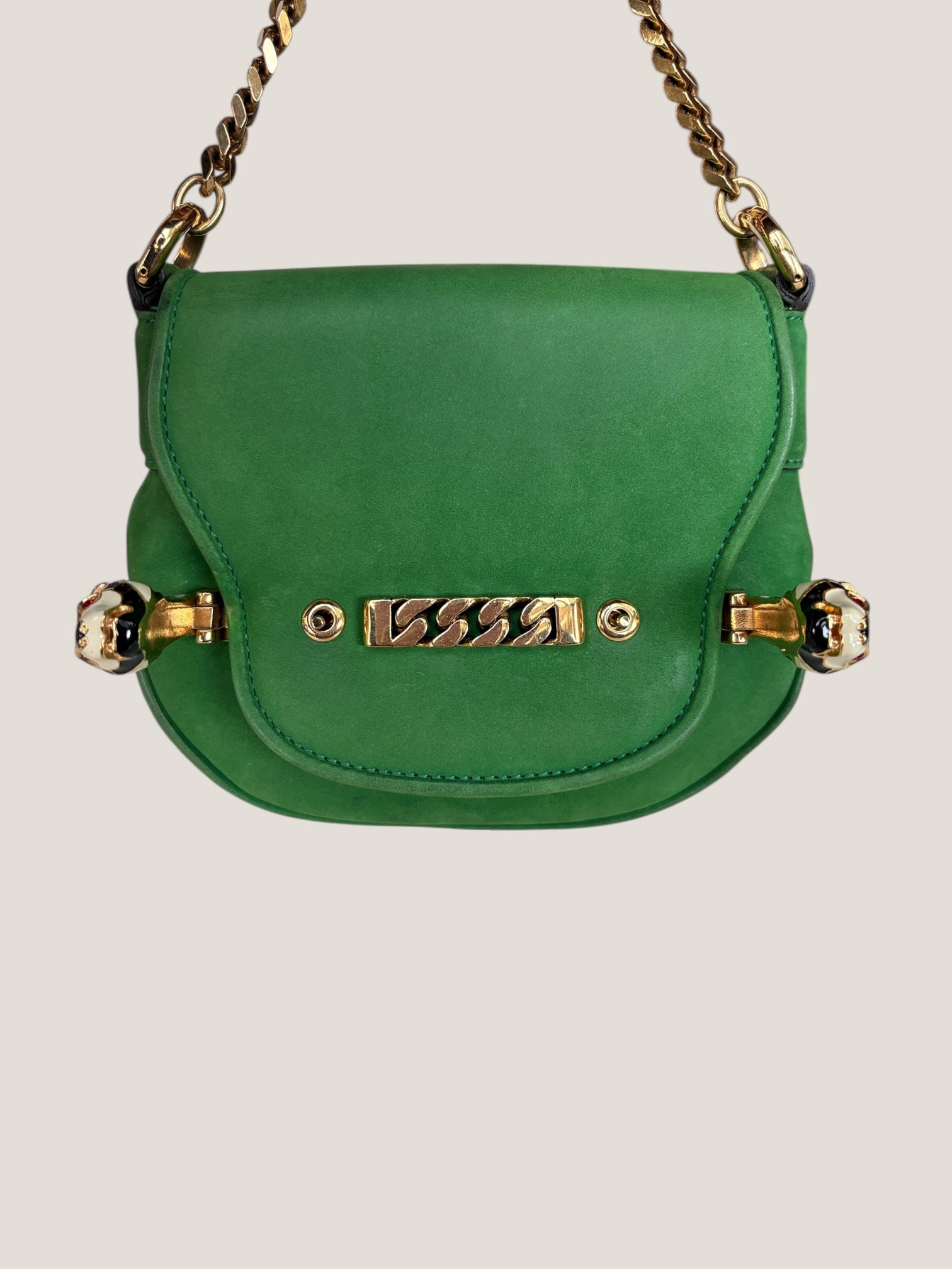 Gucci Tigrette Suede Crossbody