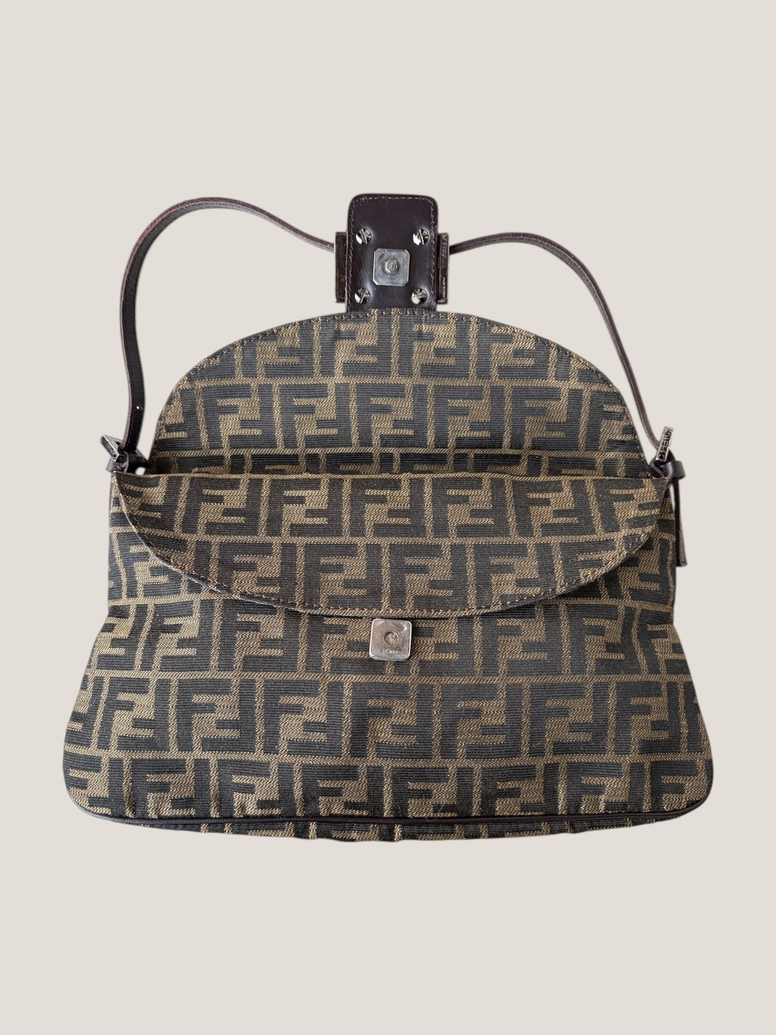 Fendi Baguette in tela Zucca