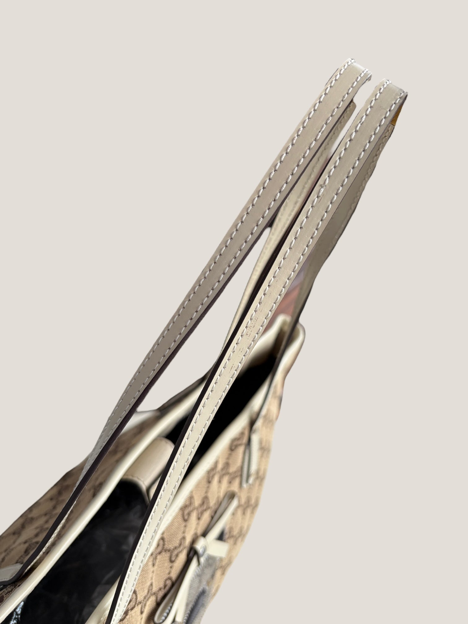 GUCCI GG CANVAS TOTE “DOG PATCH”