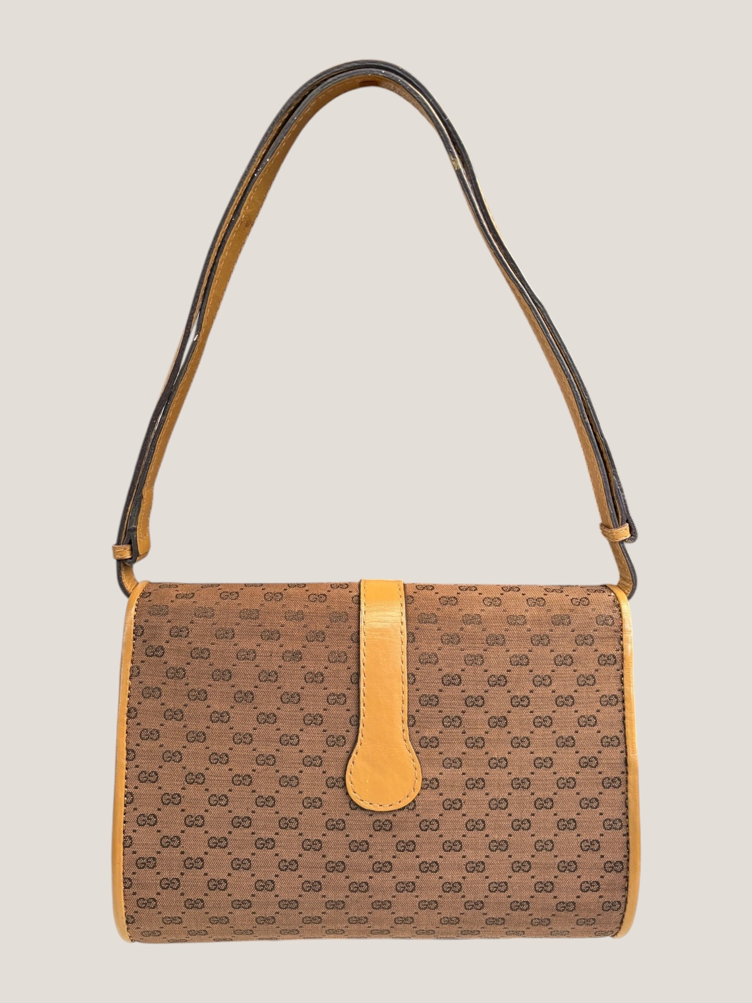 Gucci GG Canvas Miele Shoulder Bag
