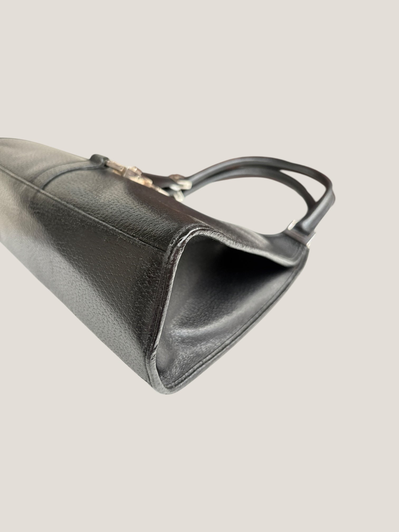 Gucci Jackie in pelle nera