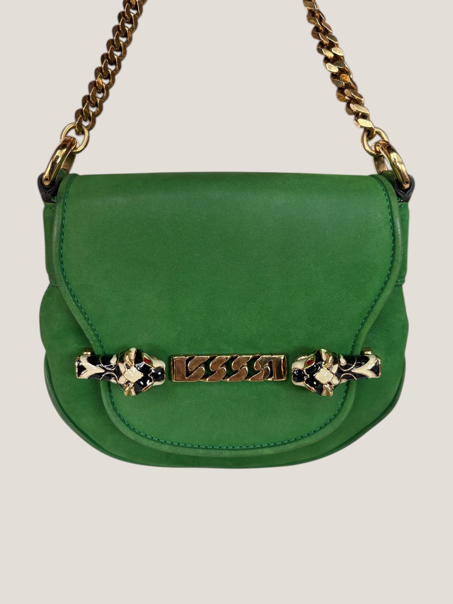 Gucci Tigrette Suede Crossbody