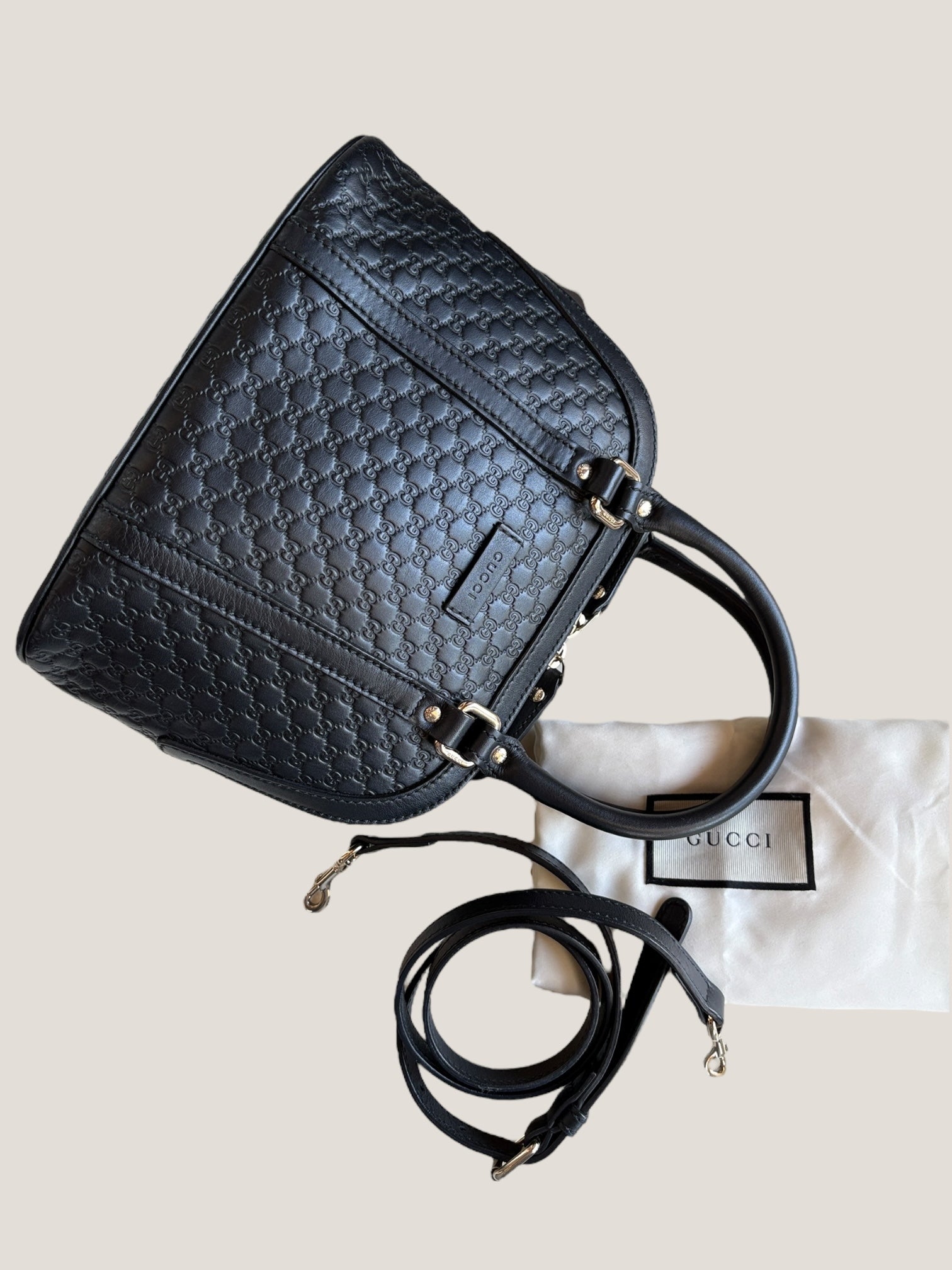 Gucci Mini Microguccissima nera