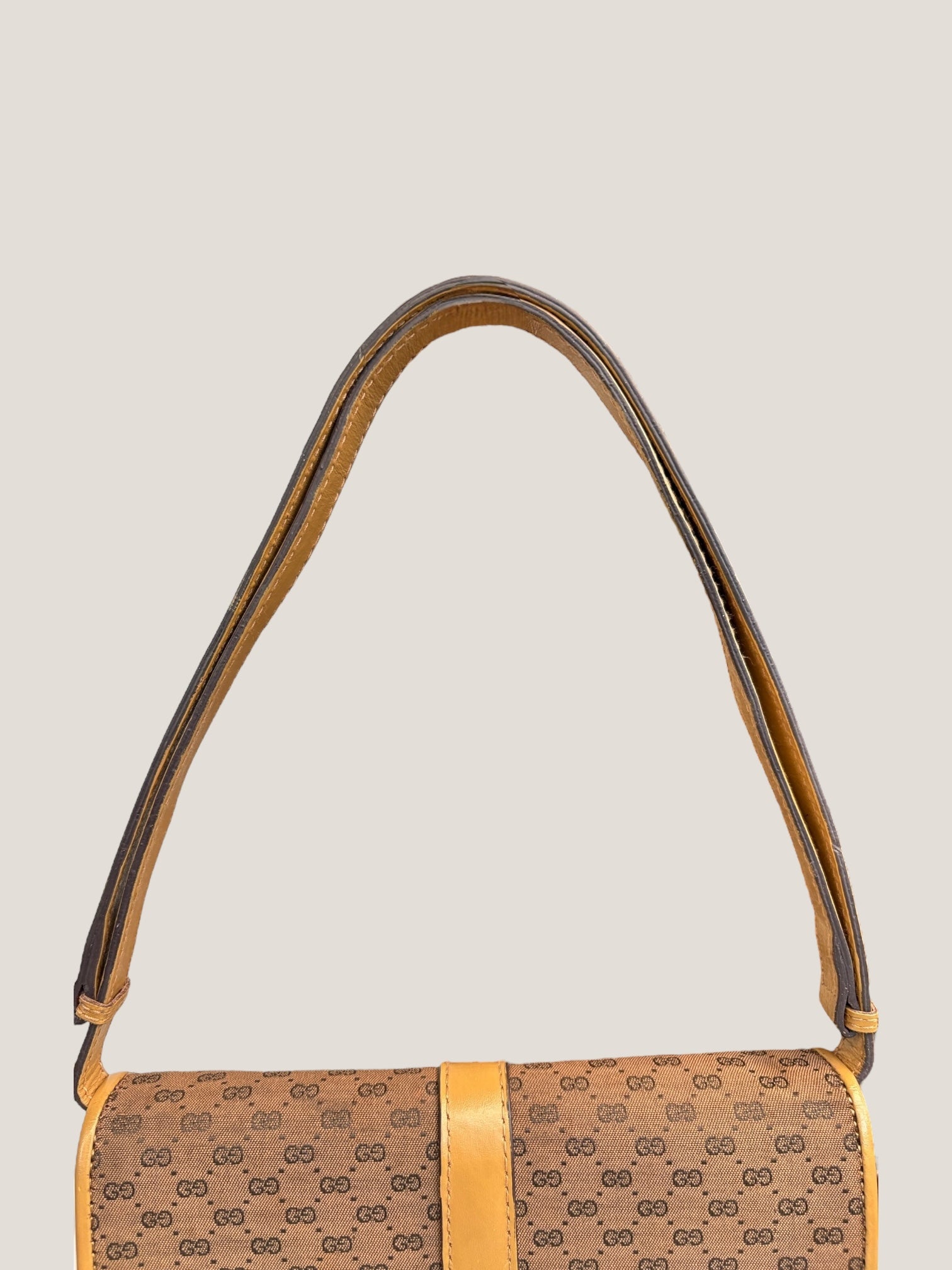 Gucci GG Canvas Miele Shoulder Bag