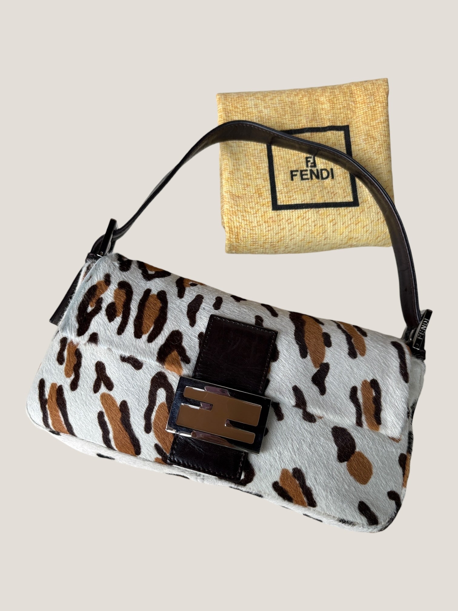 Fendi Baguette Pony Hair Maculata
