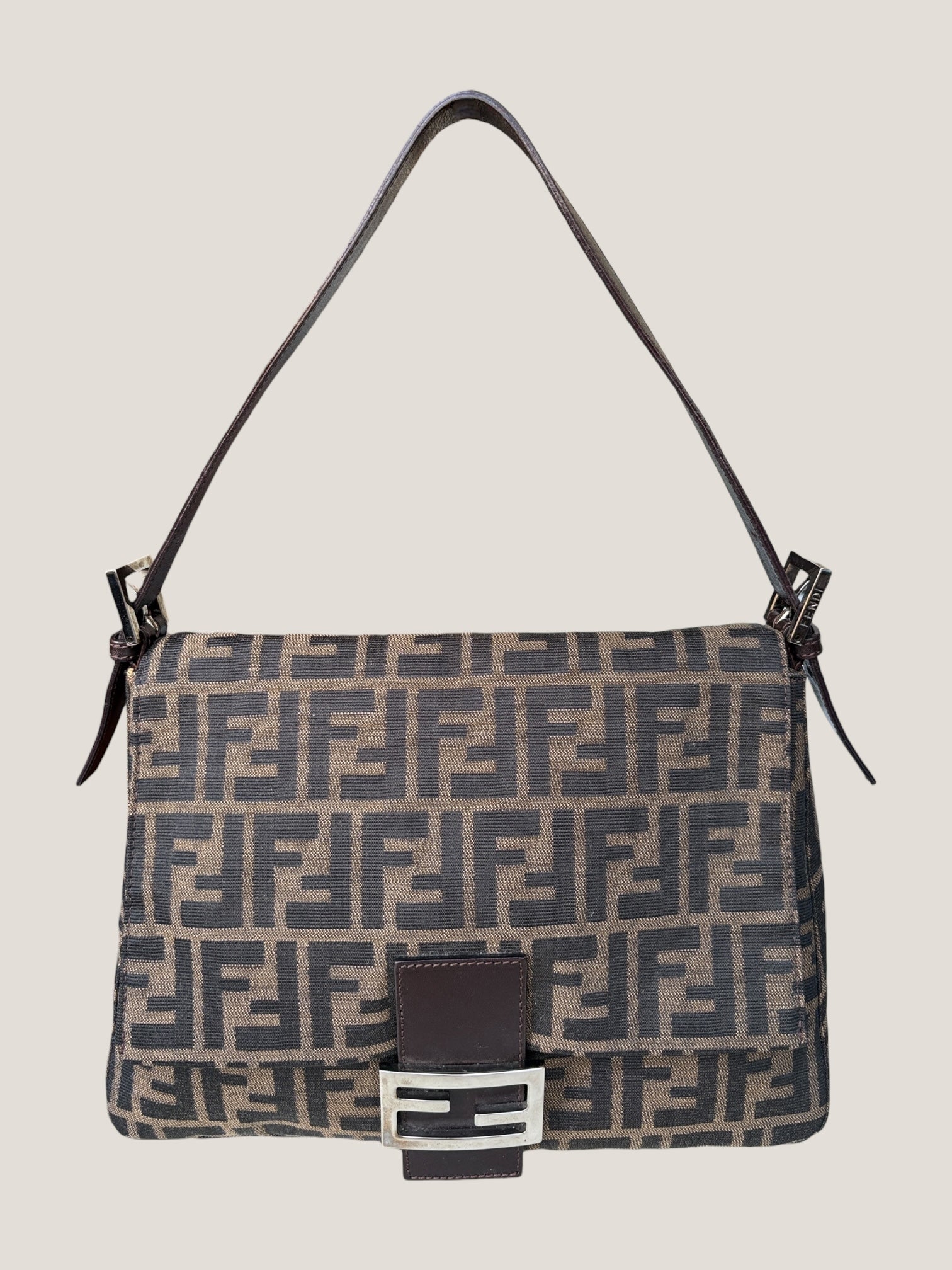 Fendi Mamma Baguette Zucca