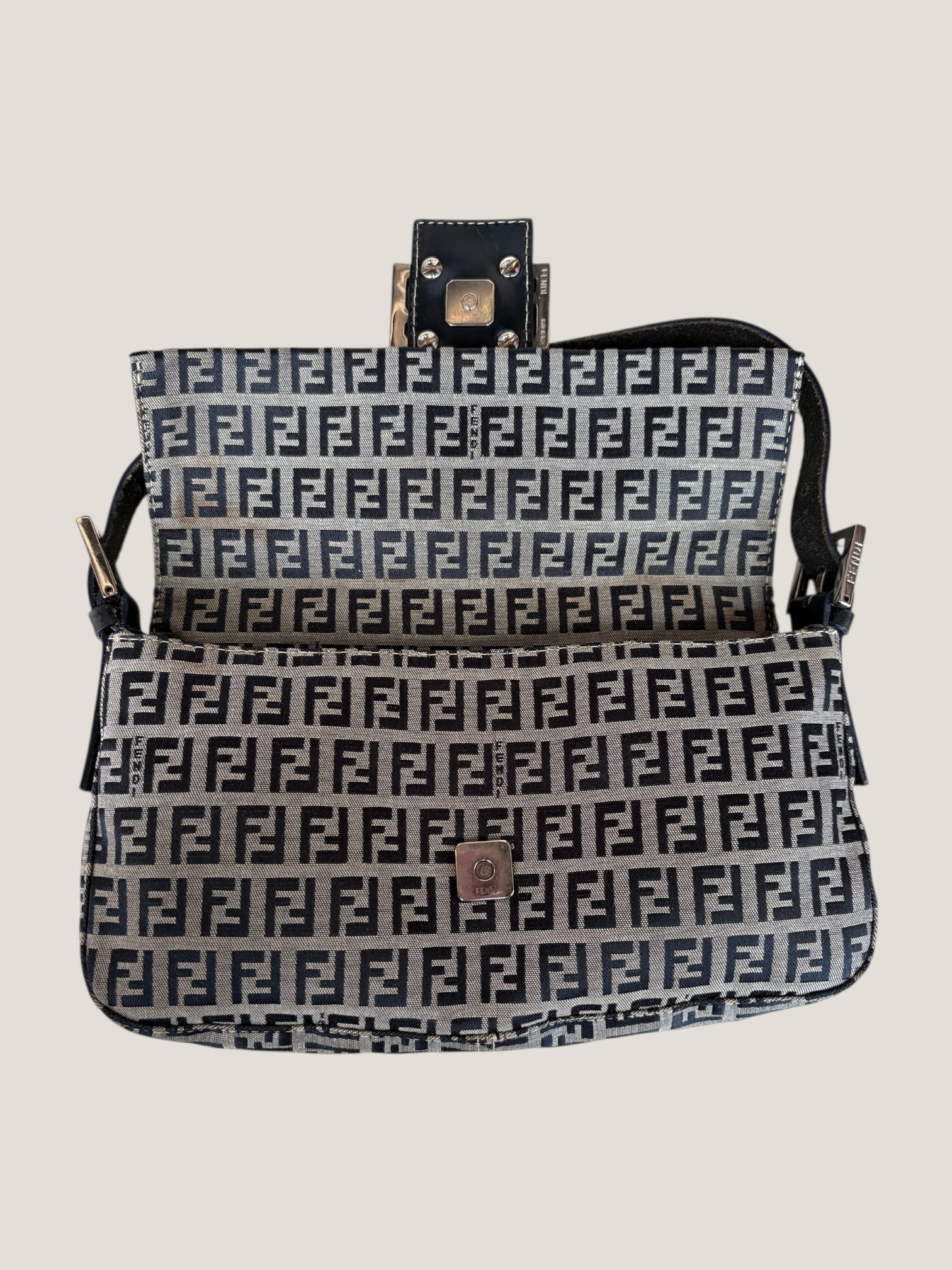 Fendi Baguette Zucchino Blu Notte