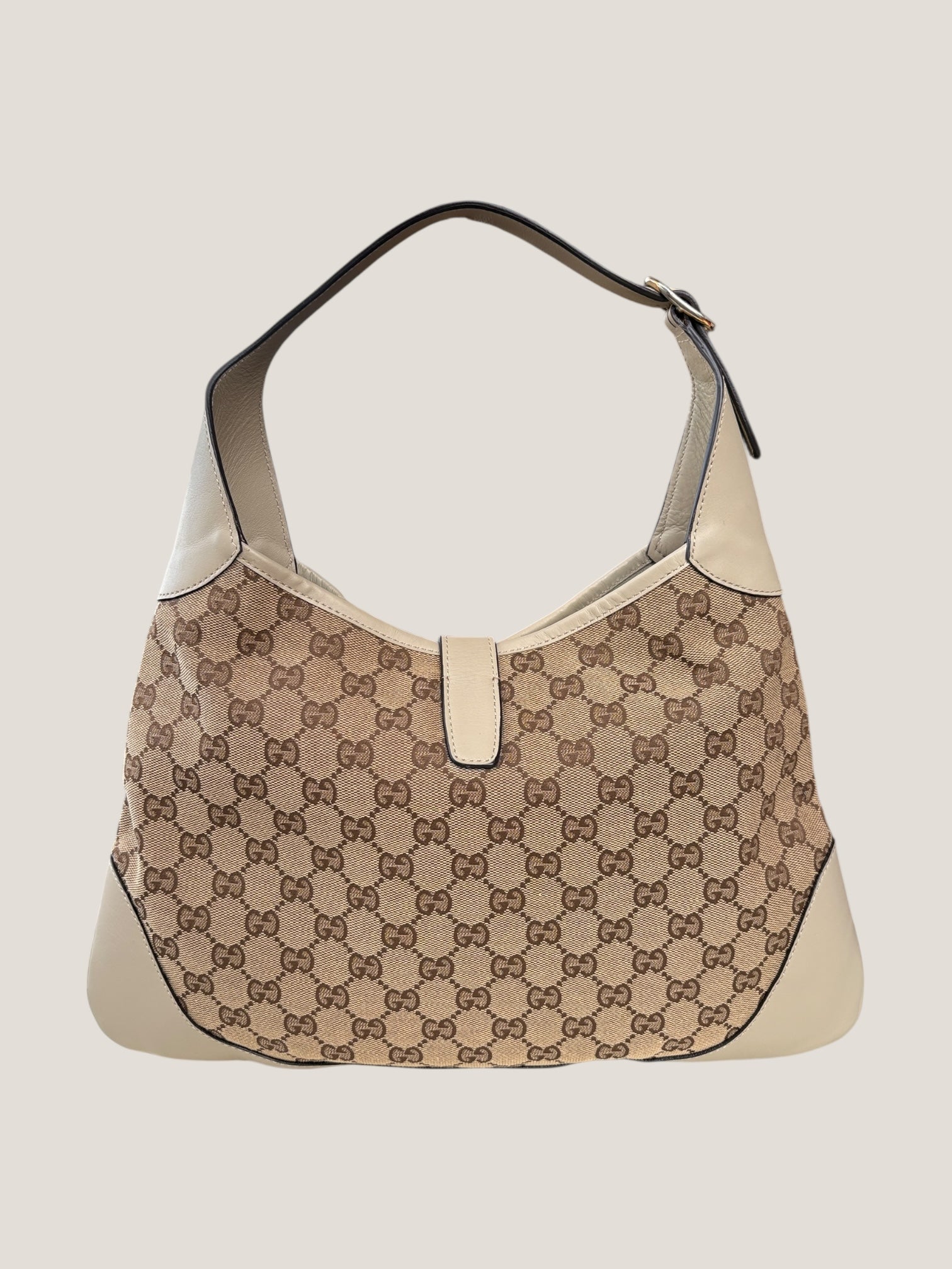 Gucci Jackie GG canvas con banda web